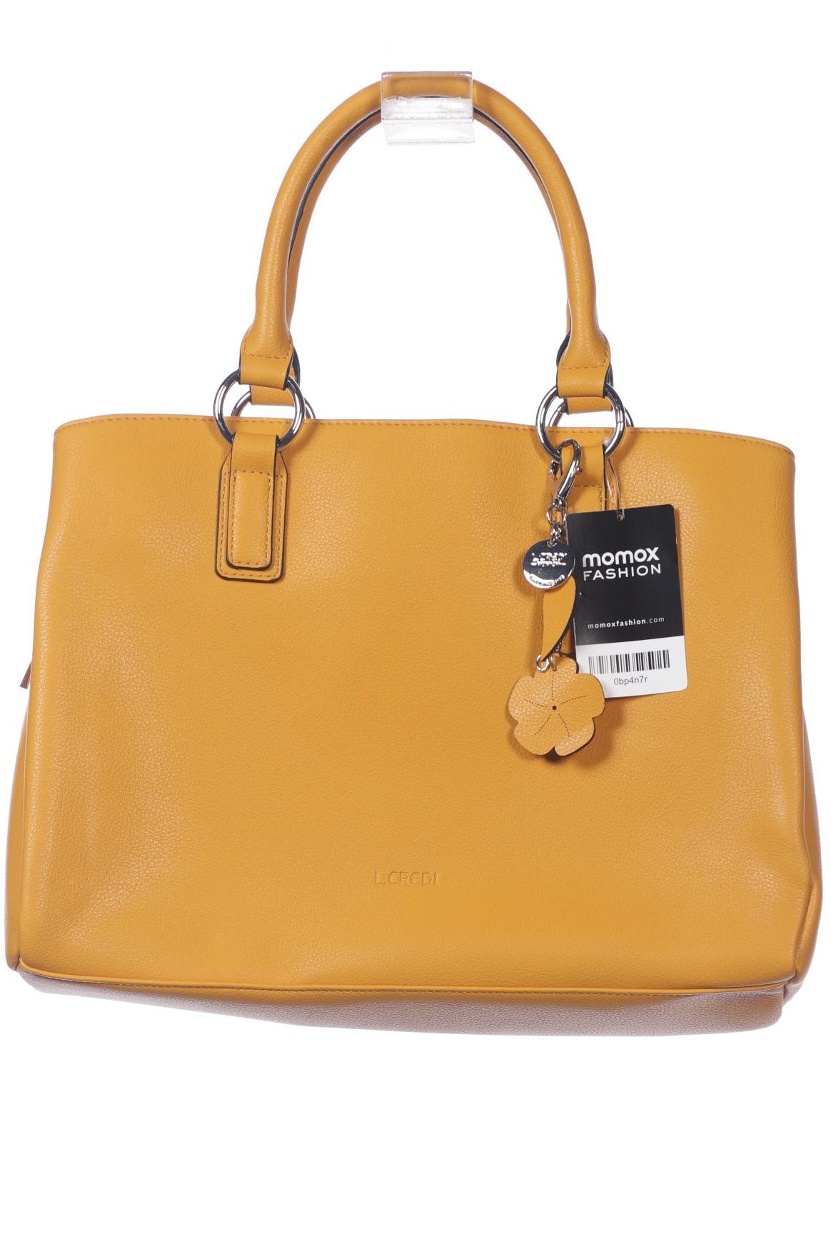 

L.credi Damen Handtasche, gelb, Gr.