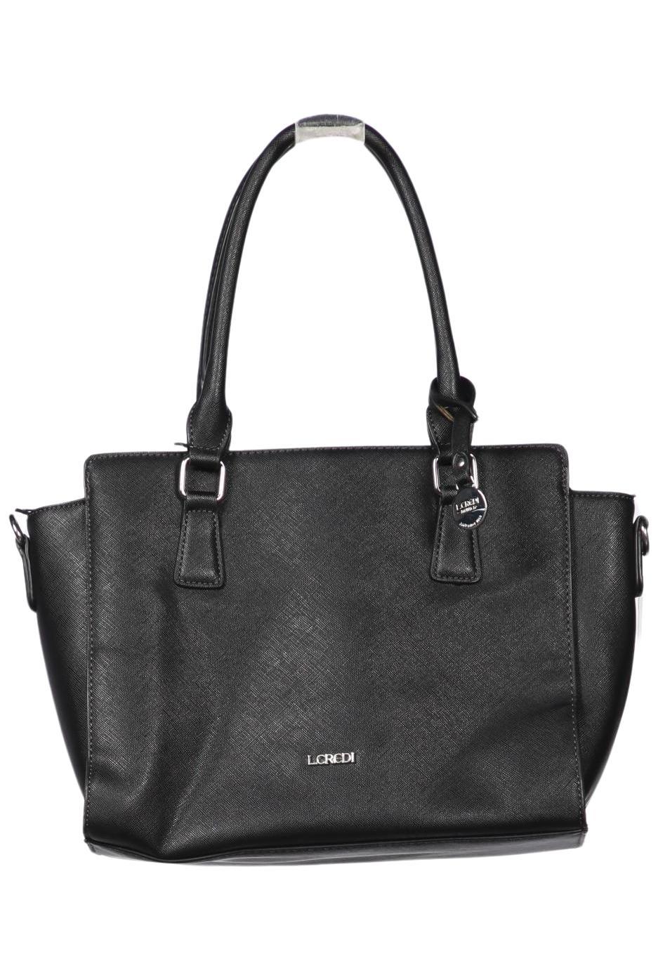 

L.credi Damen Handtasche, schwarz, Gr.