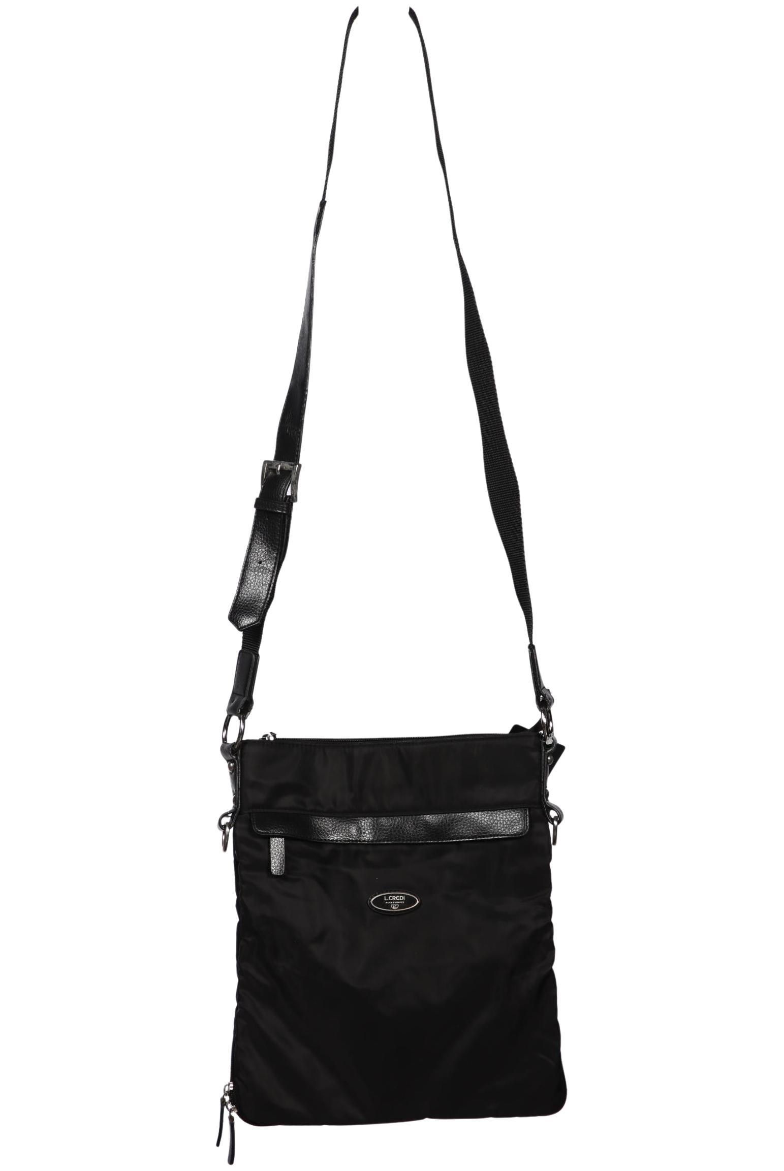 

L.credi Damen Handtasche, schwarz, Gr.