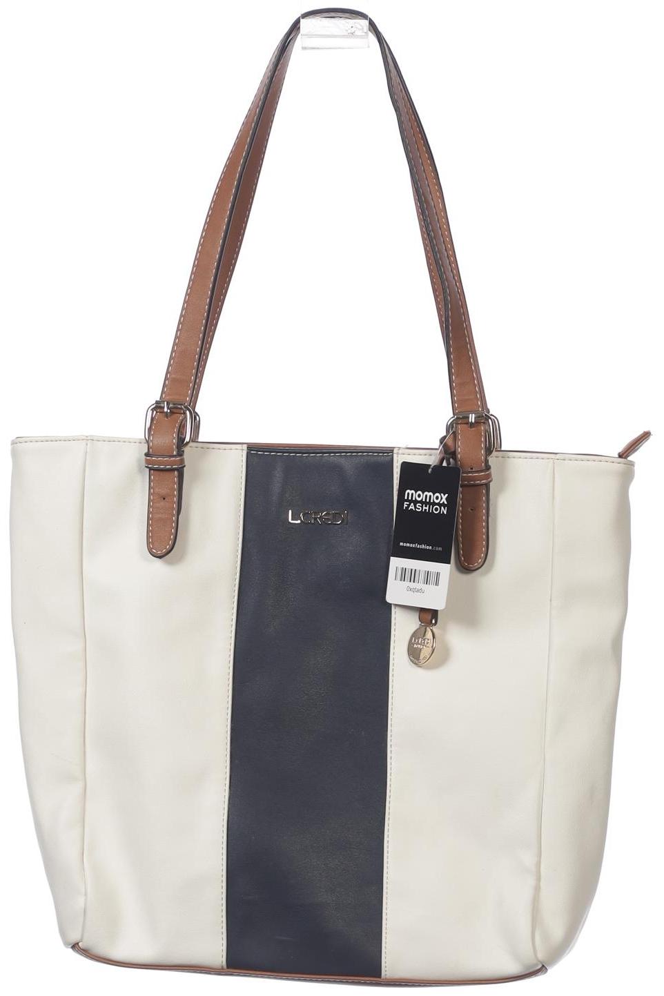 

L.credi Damen Handtasche, cremeweiß, Gr.