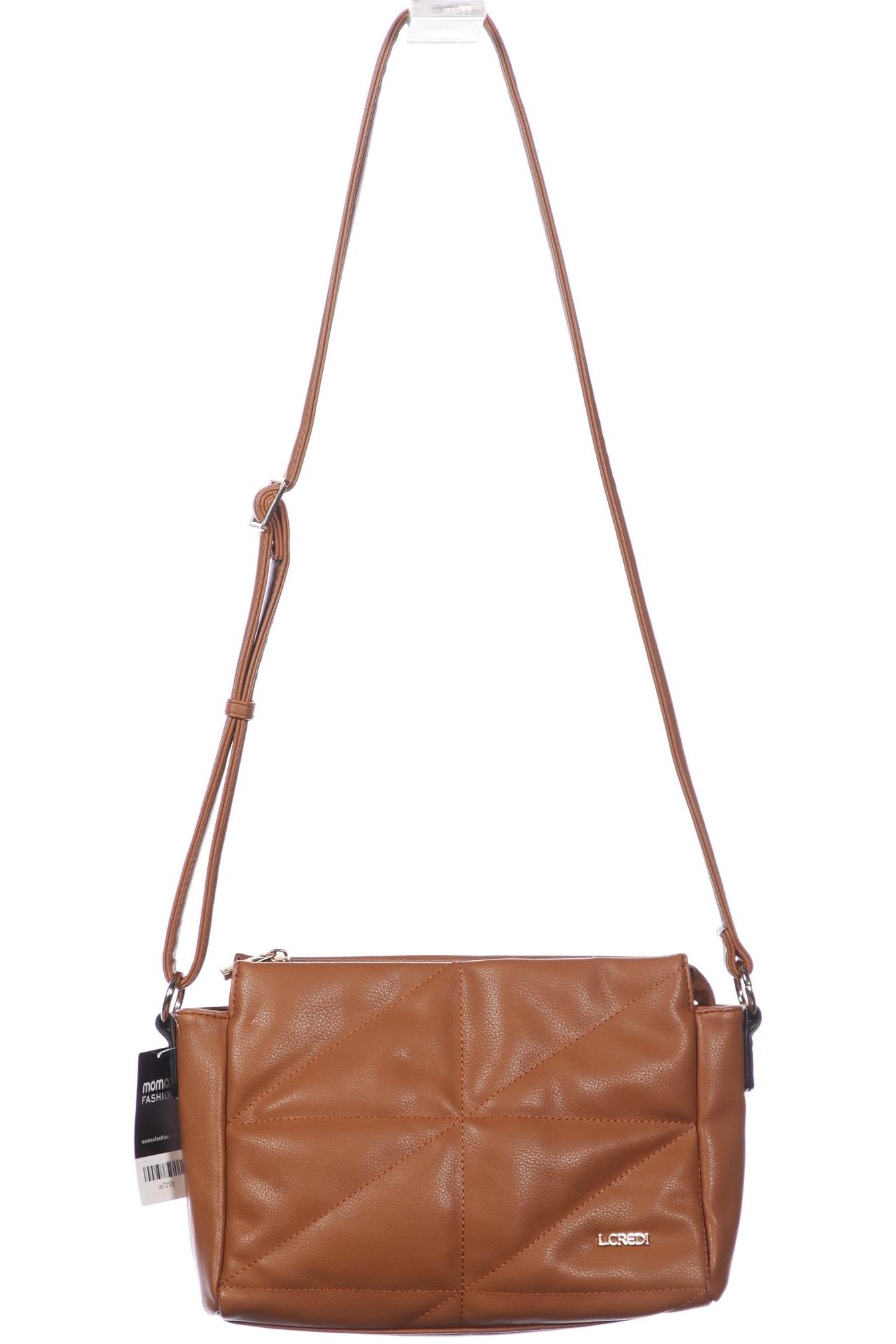 

L.credi Damen Handtasche, braun, Gr.