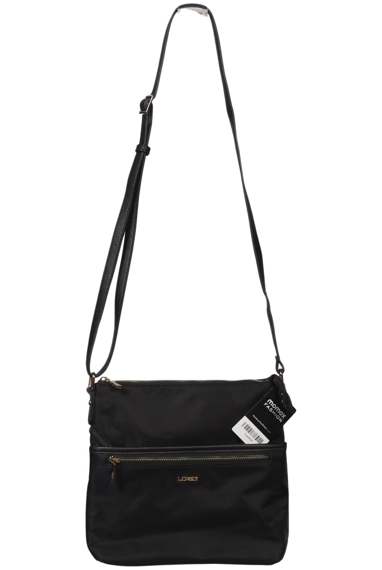 

L.credi Damen Handtasche, schwarz, Gr.