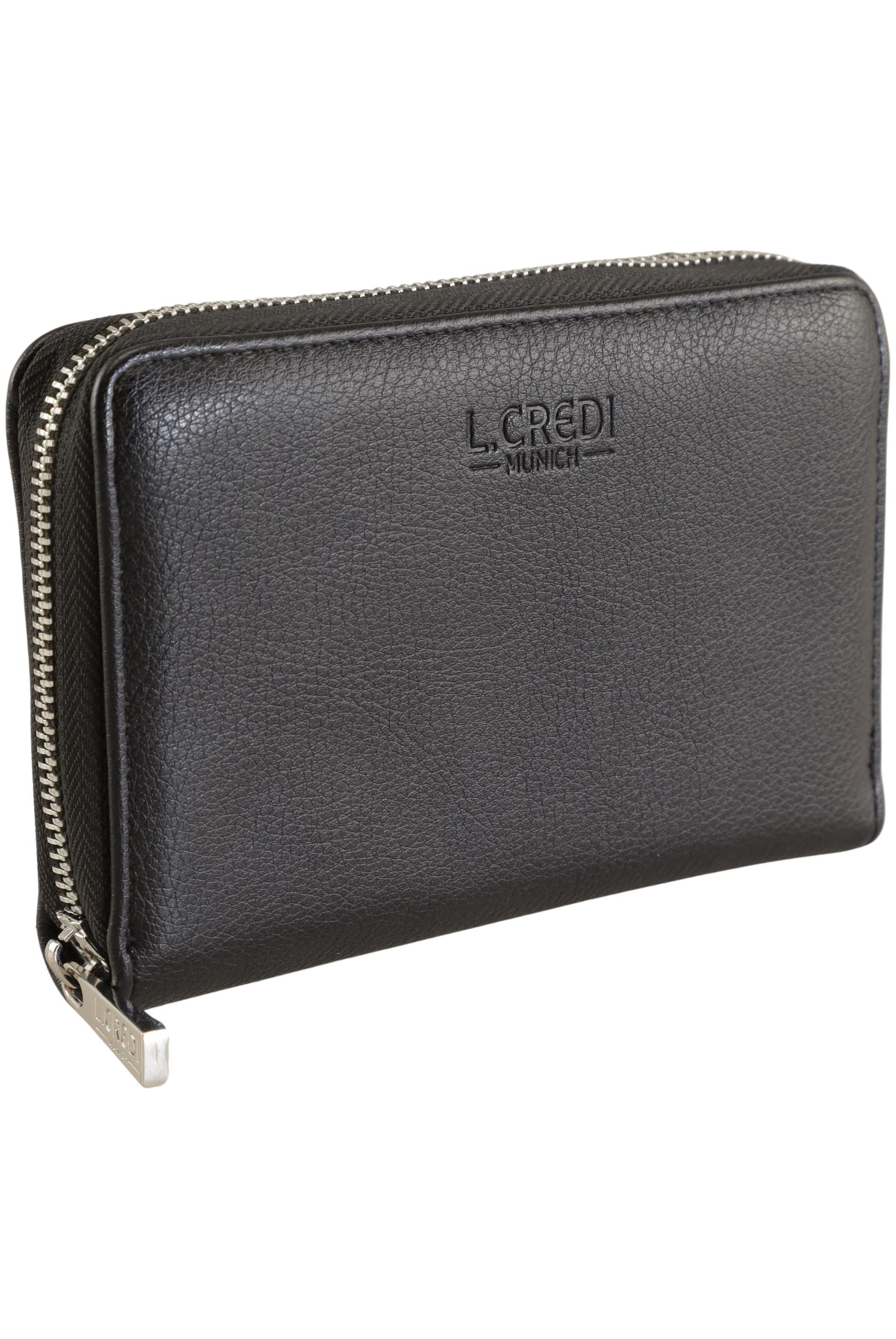

L.credi Damen Portemonnaie, schwarz, Gr.