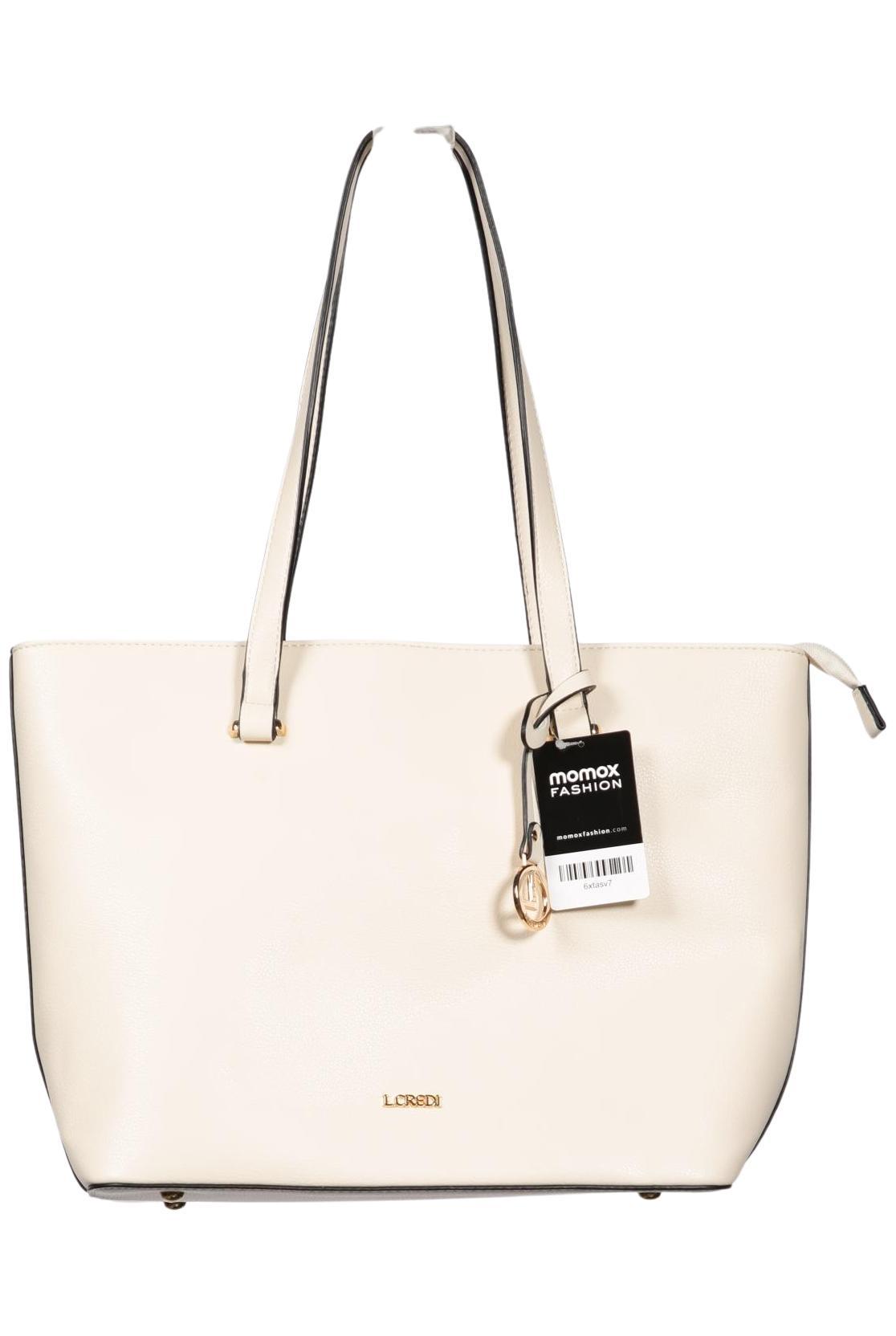 

L.credi Damen Handtasche, cremeweiß, Gr.