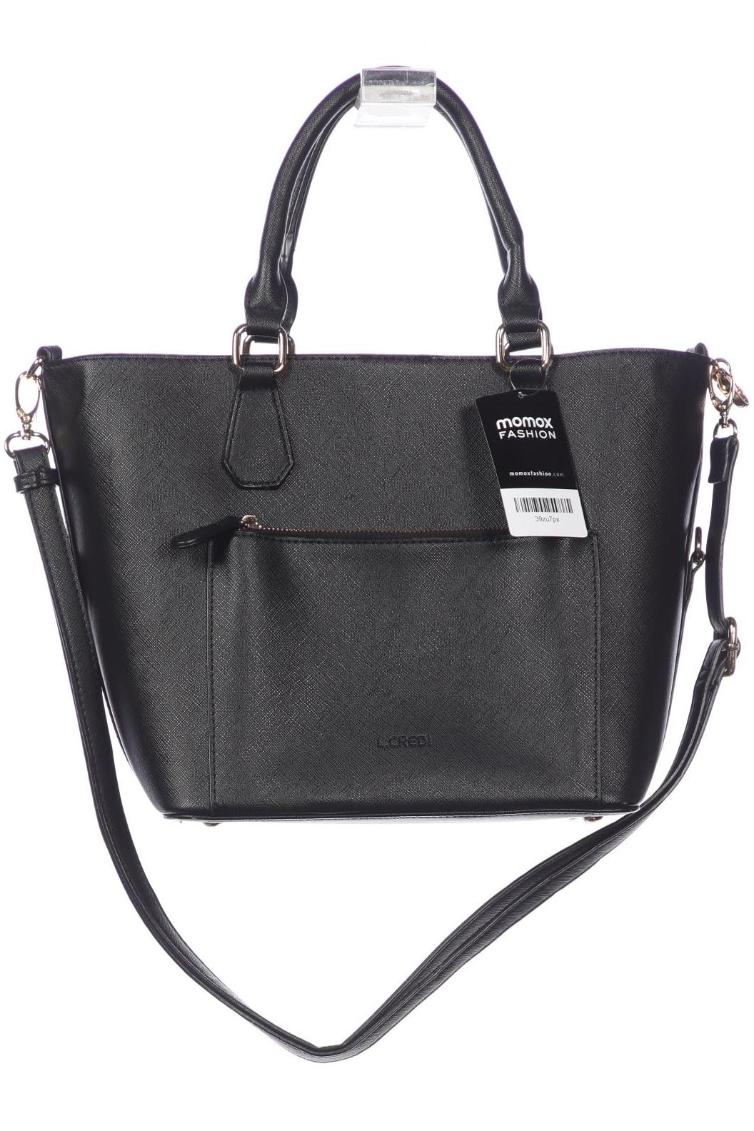 

L.credi Damen Handtasche, schwarz, Gr.