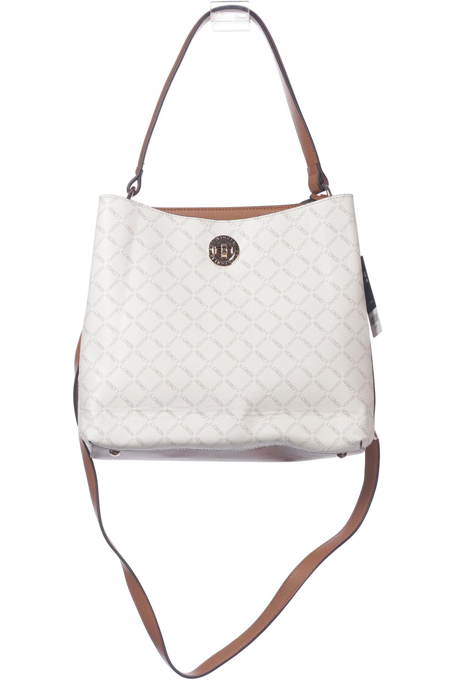 

L.credi Damen Handtasche, cremeweiß, Gr.