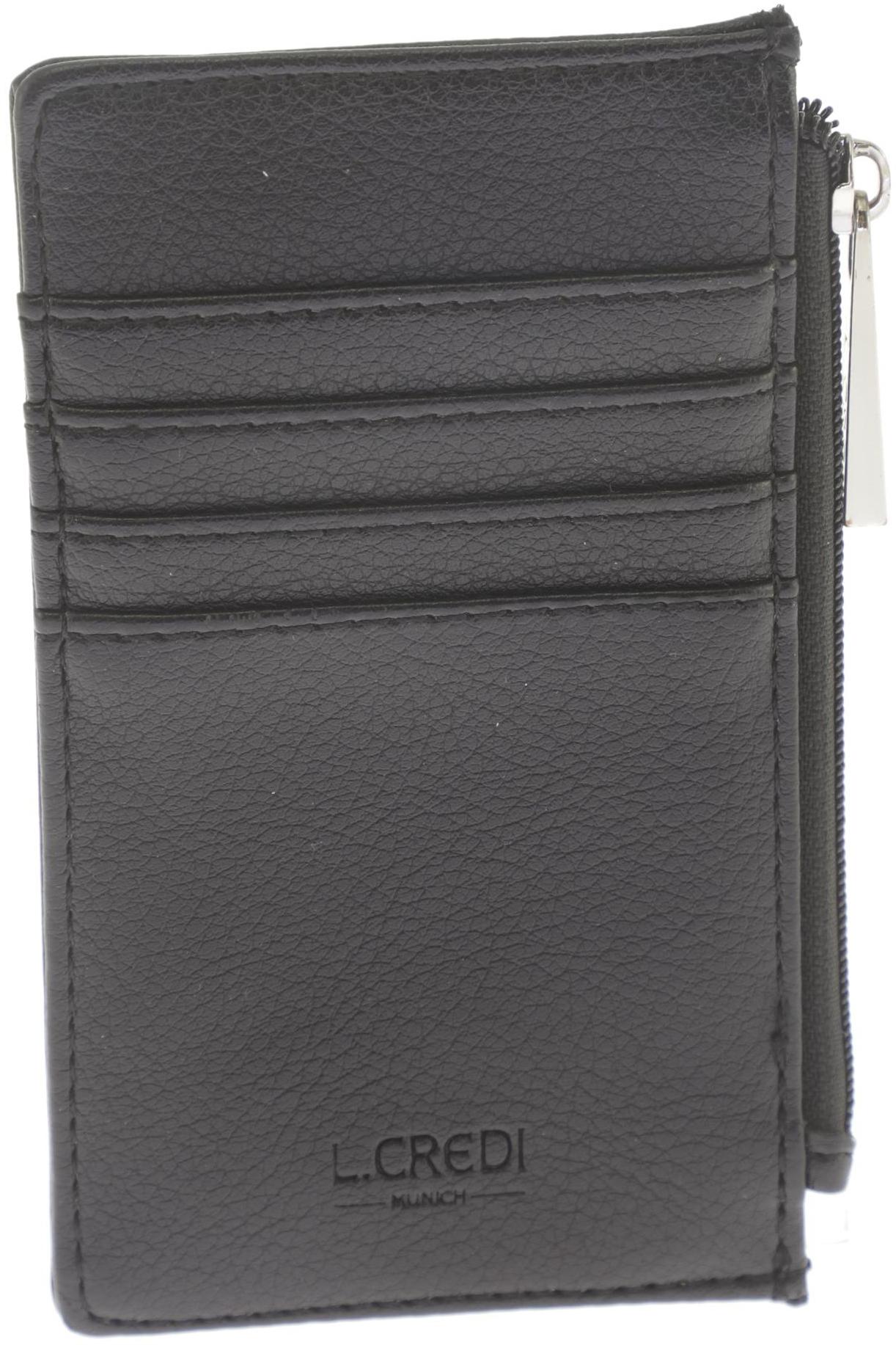 

L.credi Damen Portemonnaie, schwarz, Gr.