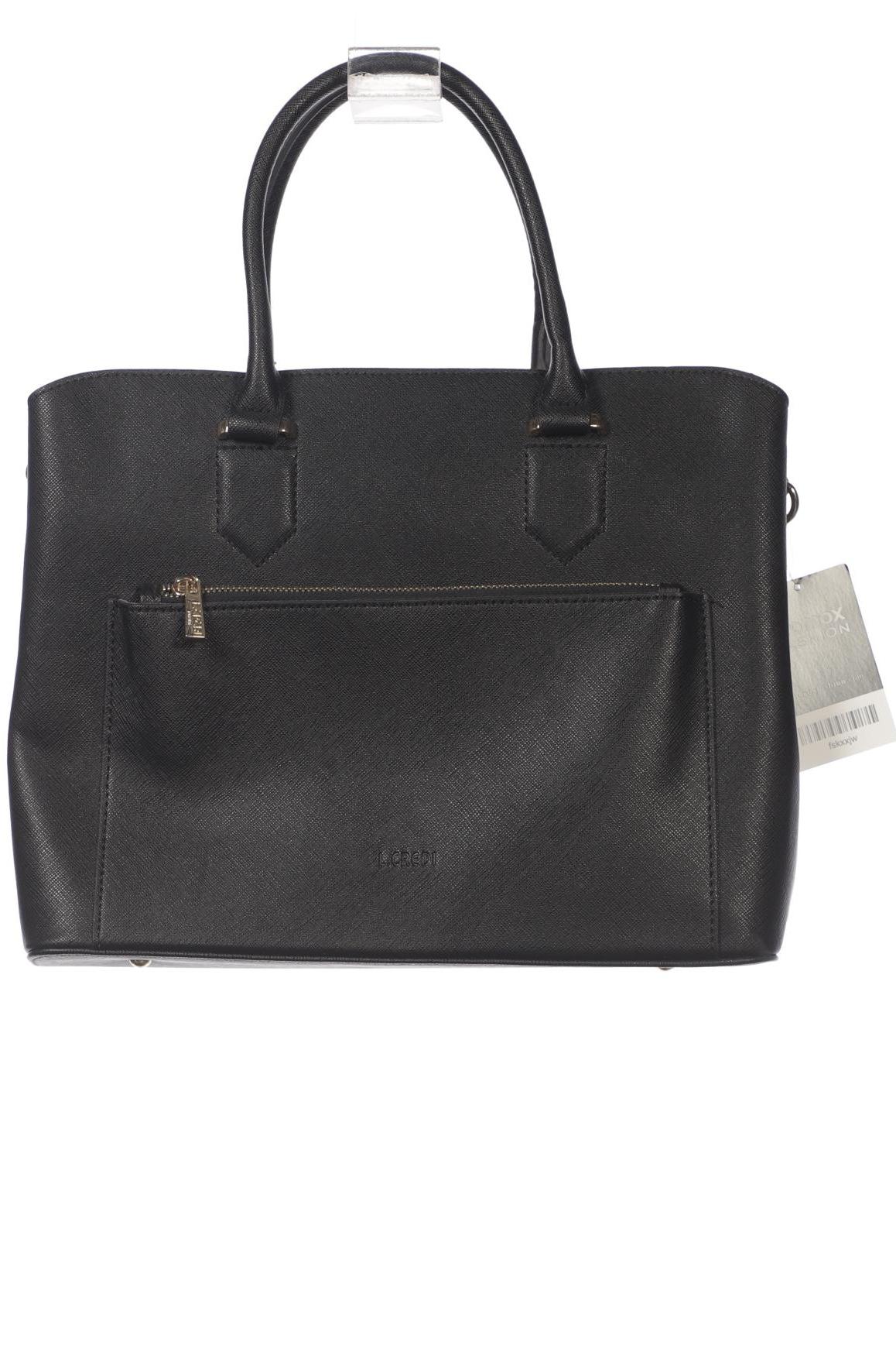 

L.credi Damen Handtasche, schwarz, Gr.