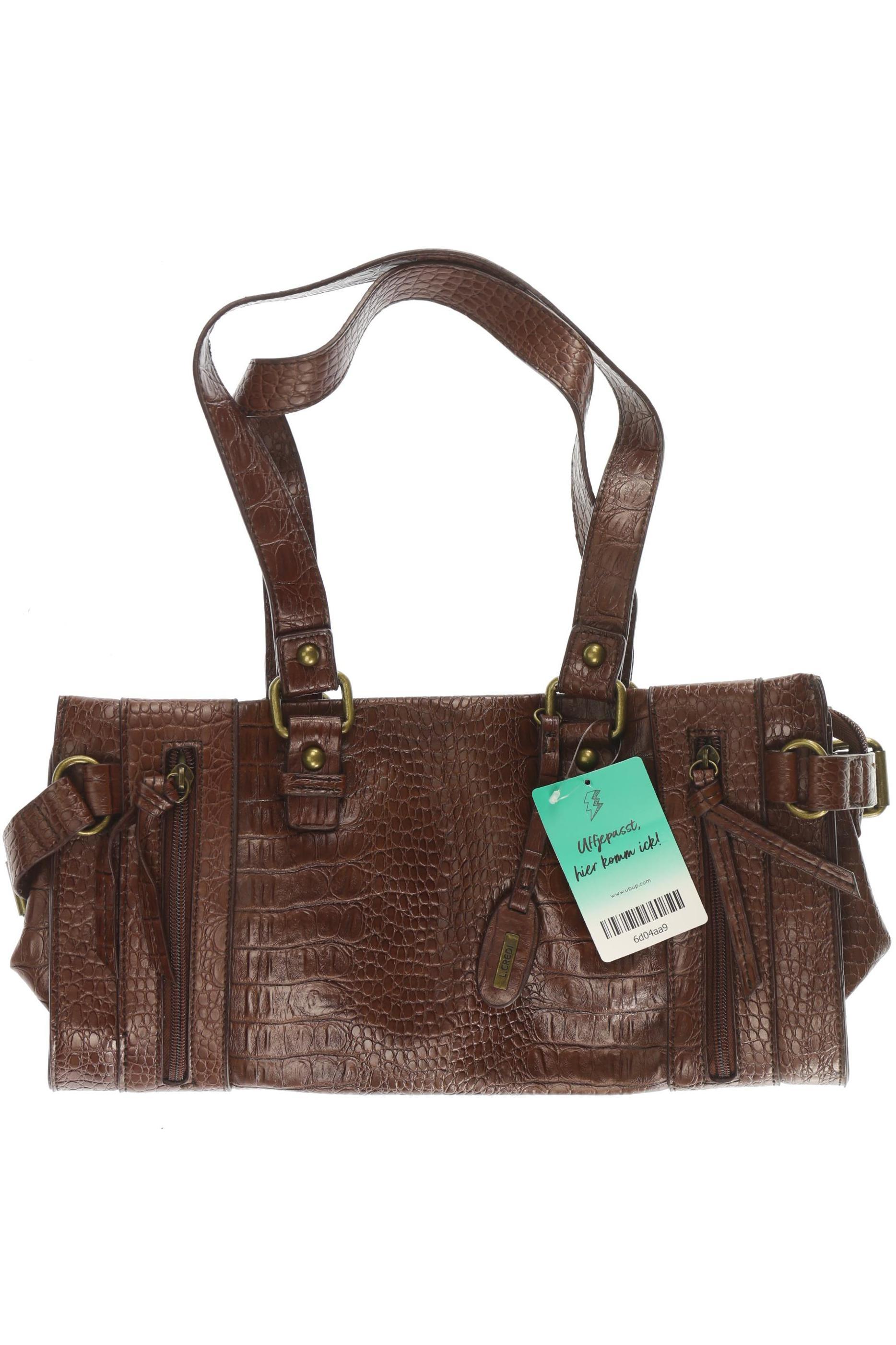 

L.credi Damen Handtasche, braun, Gr.