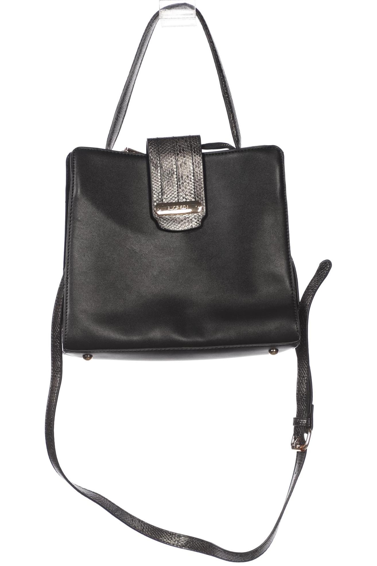 

L.credi Damen Handtasche, schwarz, Gr.