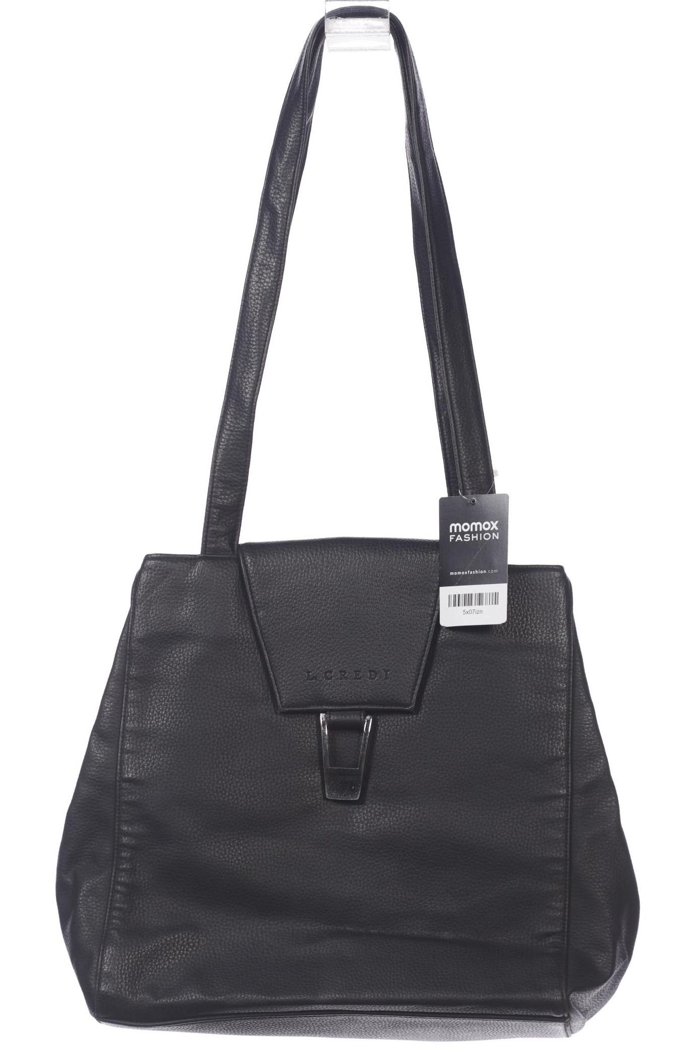 

L.credi Damen Handtasche, schwarz, Gr.