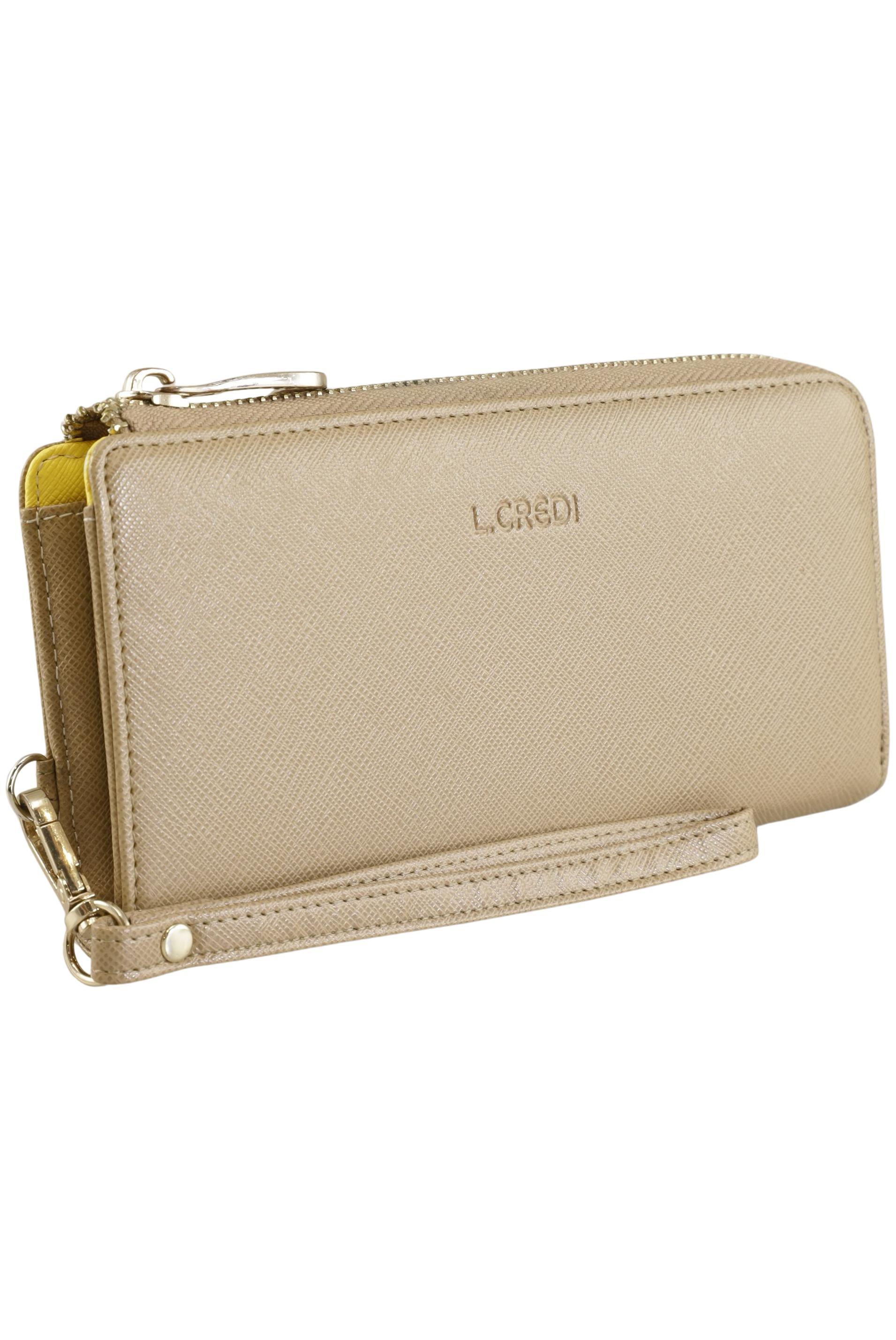 

L.credi Damen Portemonnaie, beige, Gr.