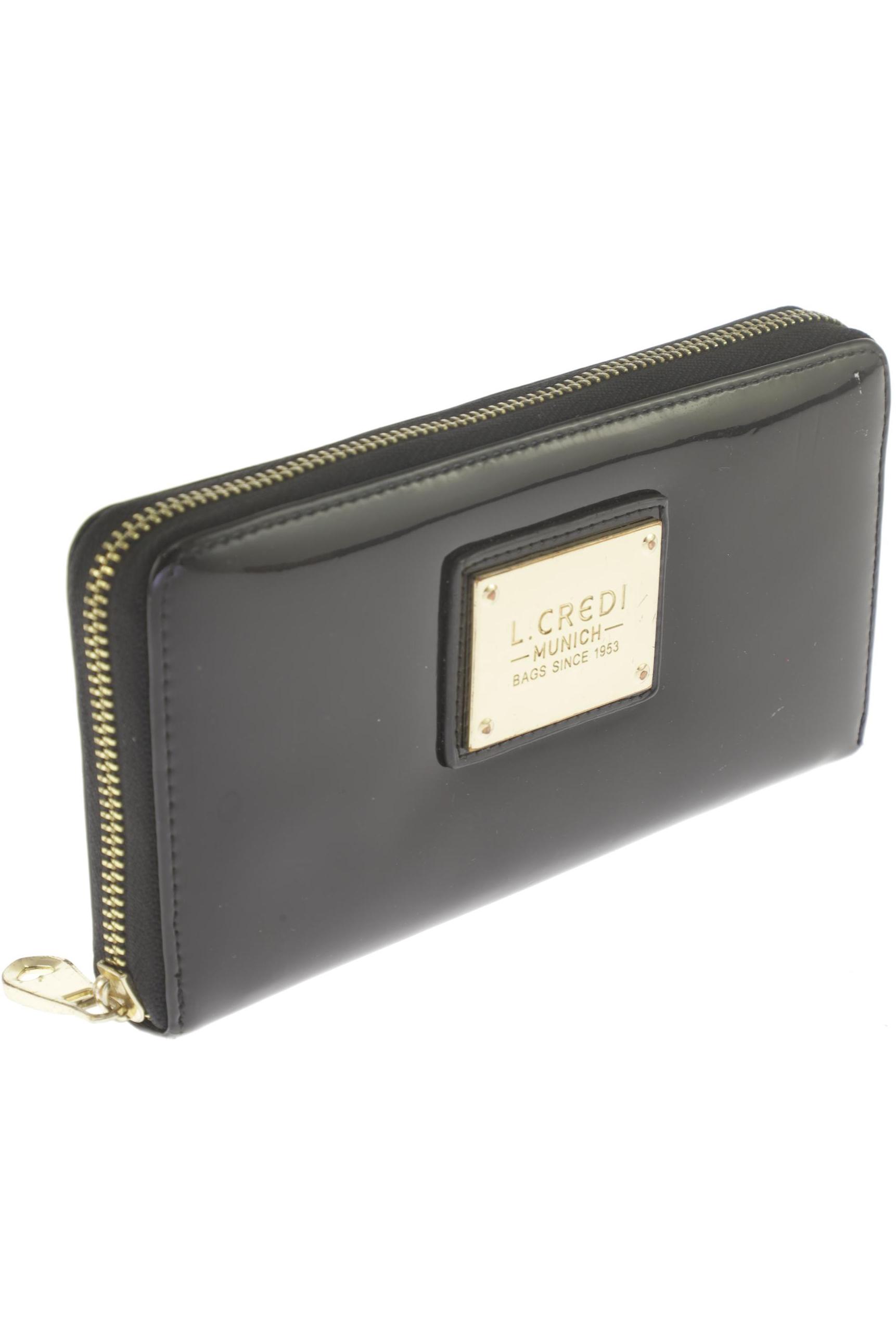 

L.credi Damen Portemonnaie, schwarz, Gr.