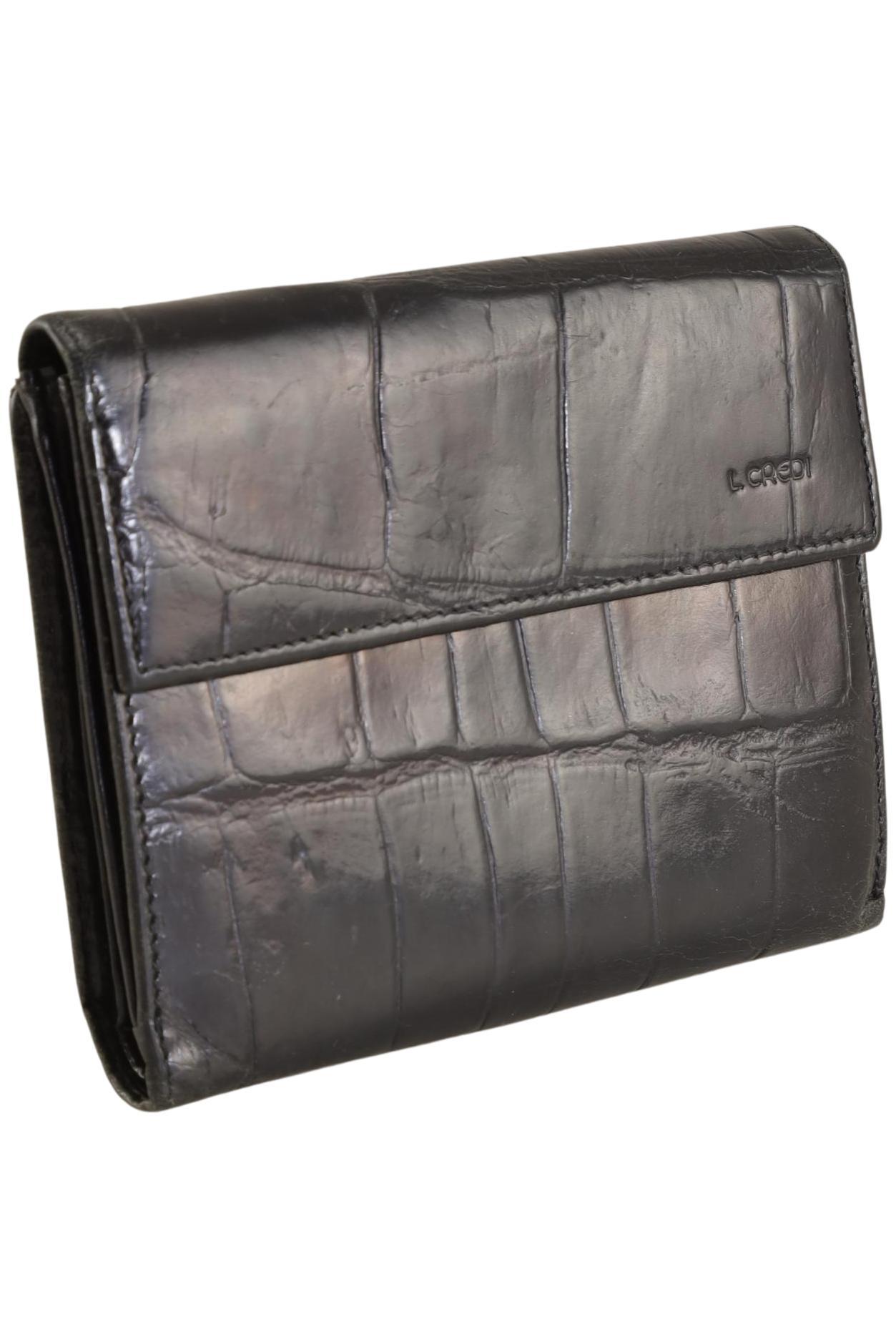 

L.credi Damen Portemonnaie, schwarz, Gr.