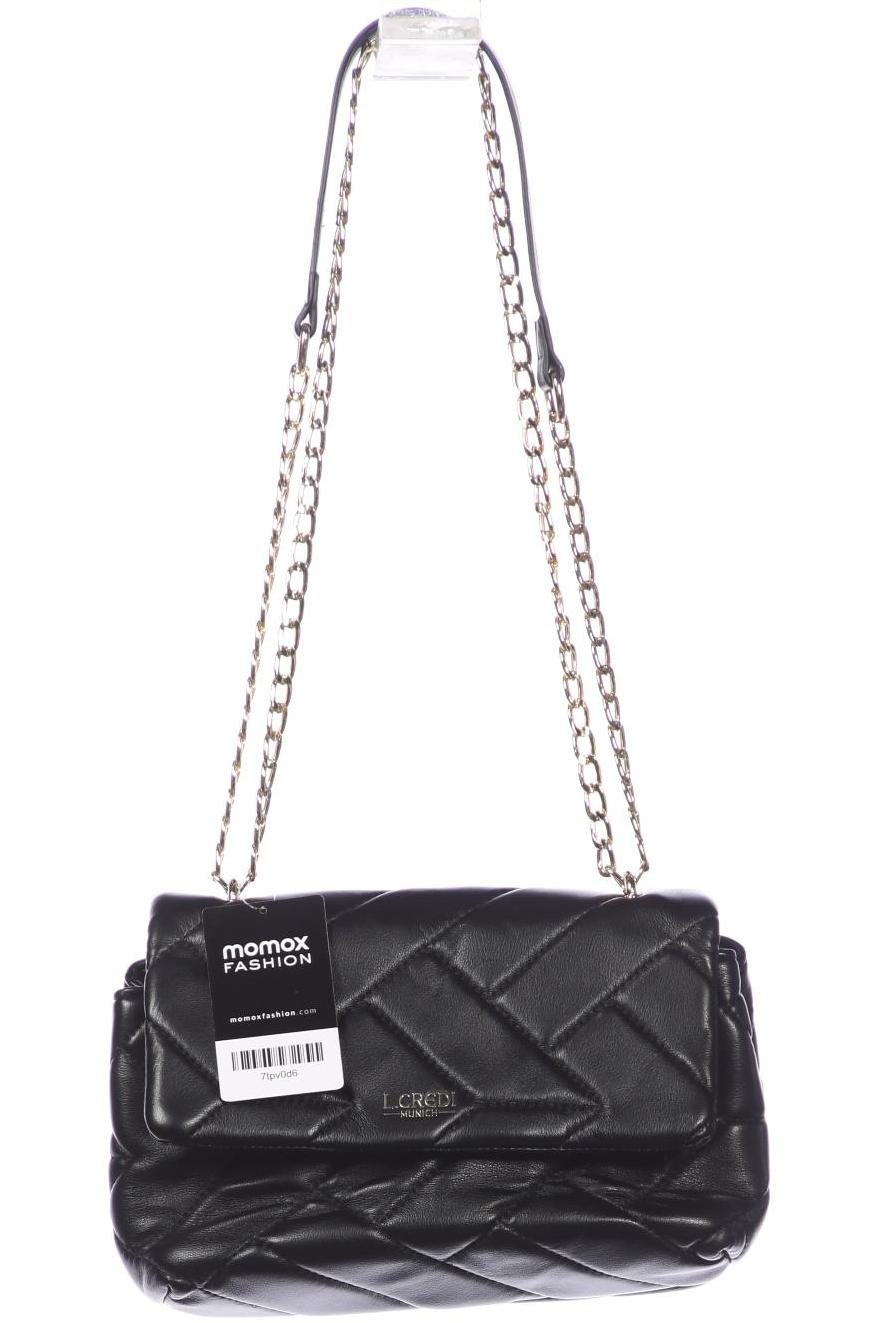 

L.credi Damen Handtasche, schwarz, Gr.