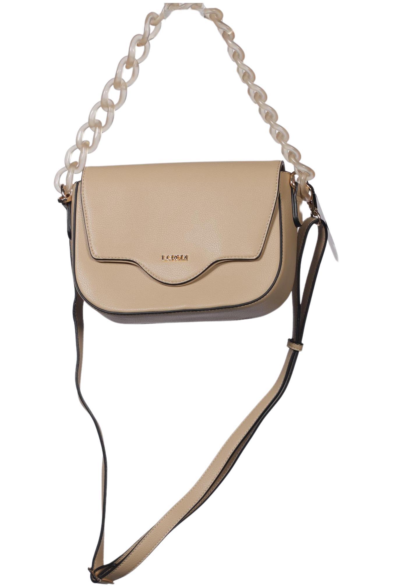 

L.credi Damen Handtasche, beige, Gr.