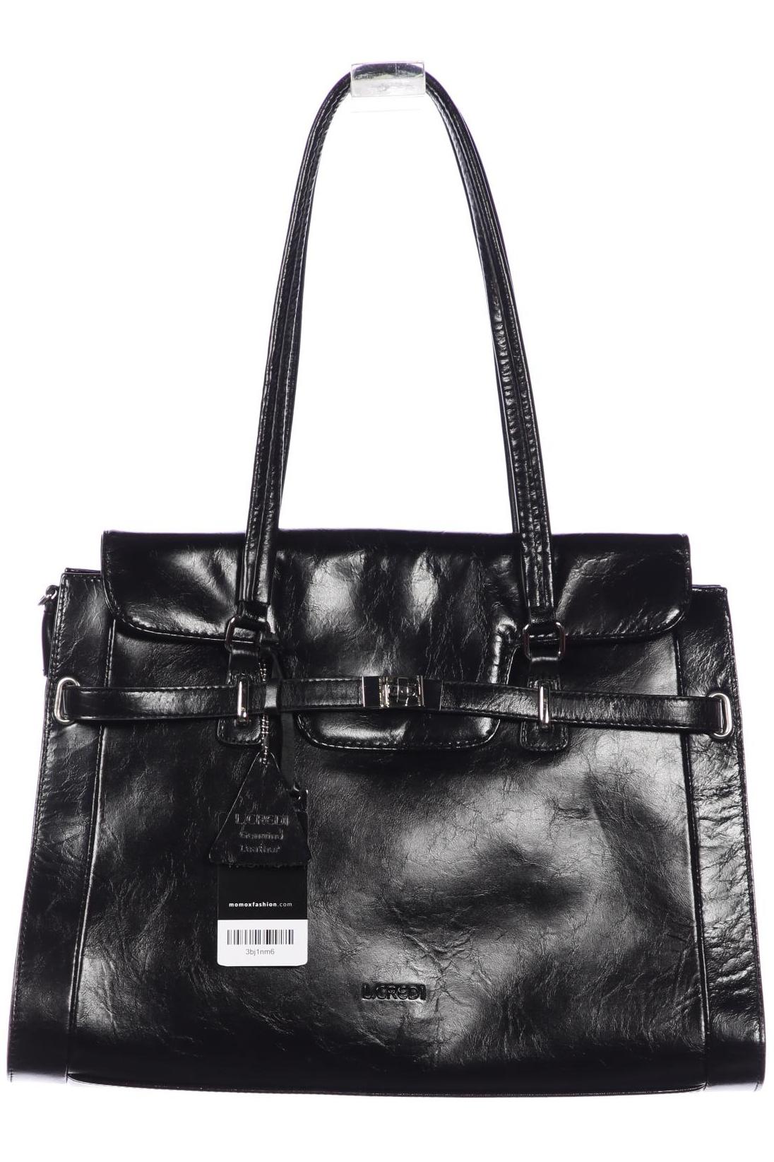 

L.credi Damen Handtasche, schwarz, Gr.