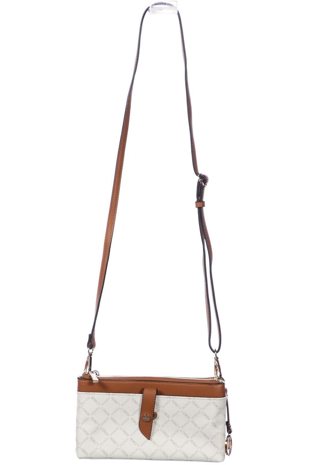 

L.CREDI Damen Handtasche, weiß