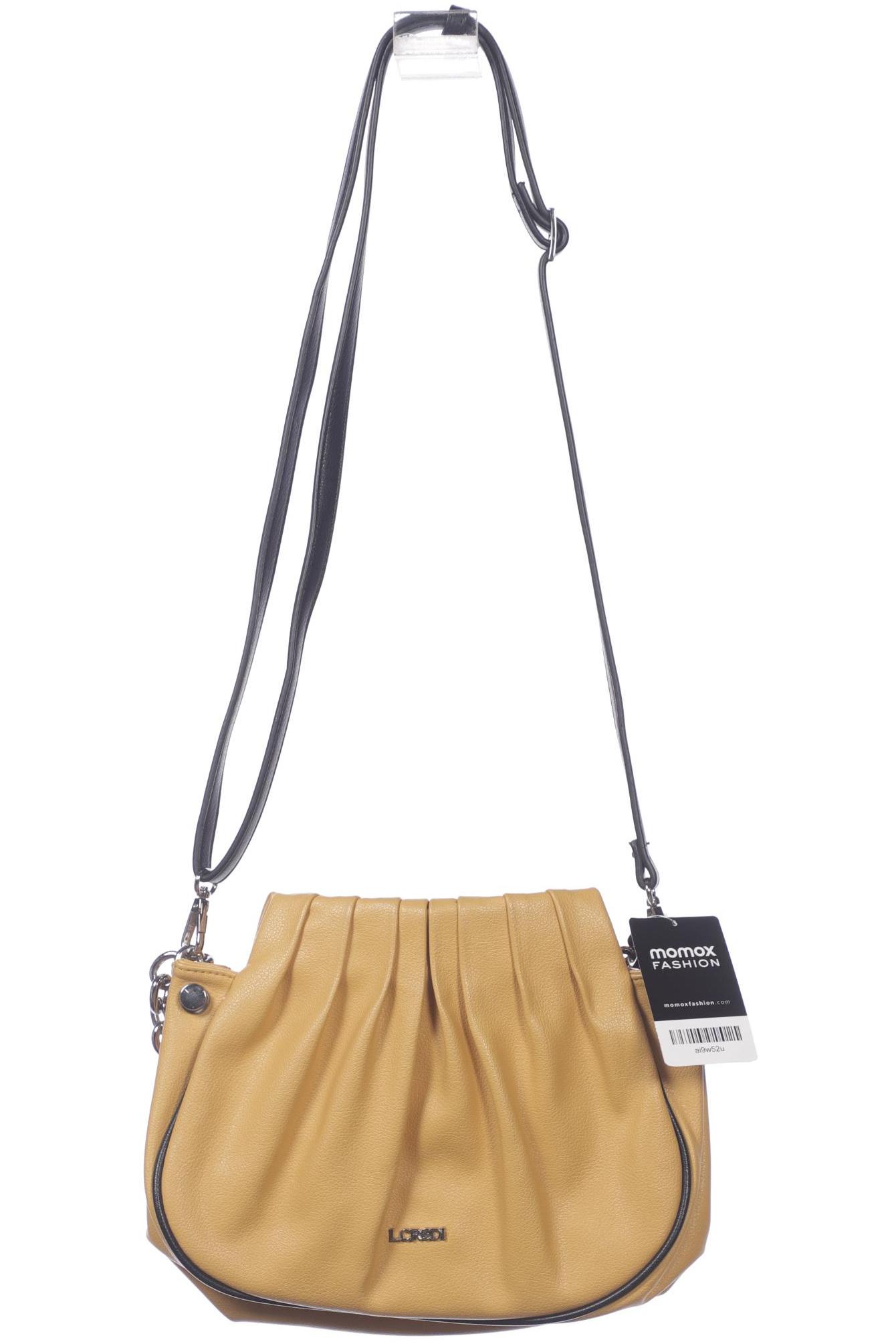 

L.credi Damen Handtasche, gelb, Gr.