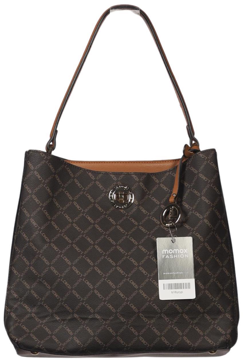 

L.credi Damen Handtasche, braun, Gr.
