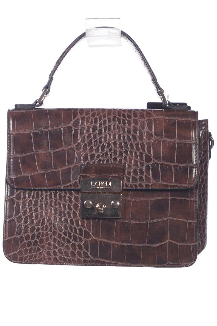 

L.credi Damen Handtasche, braun, Gr.