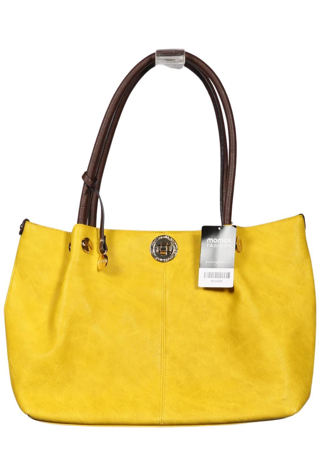 

L.credi Damen Handtasche, gelb, Gr.