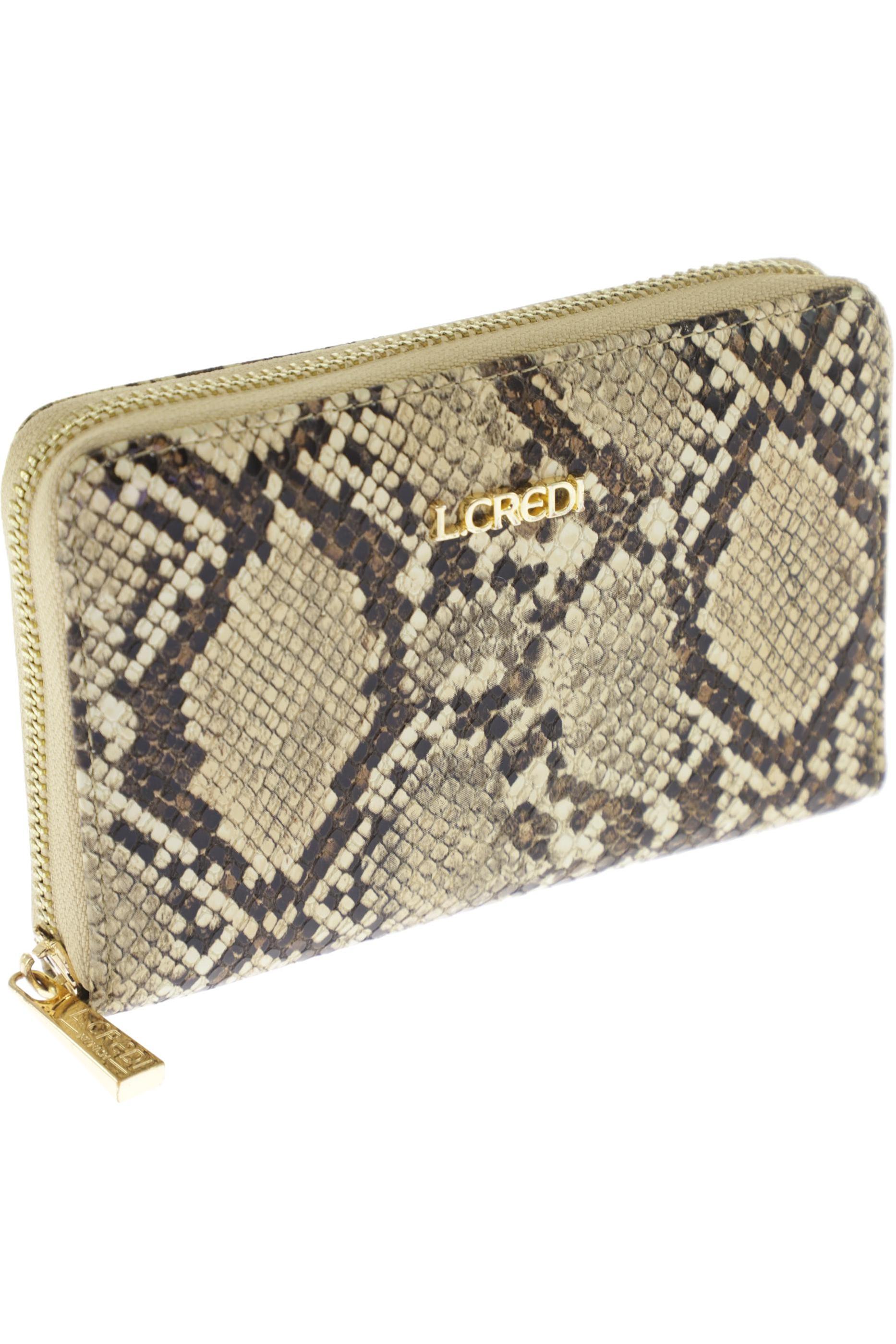 

L.credi Damen Portemonnaie, beige, Gr.