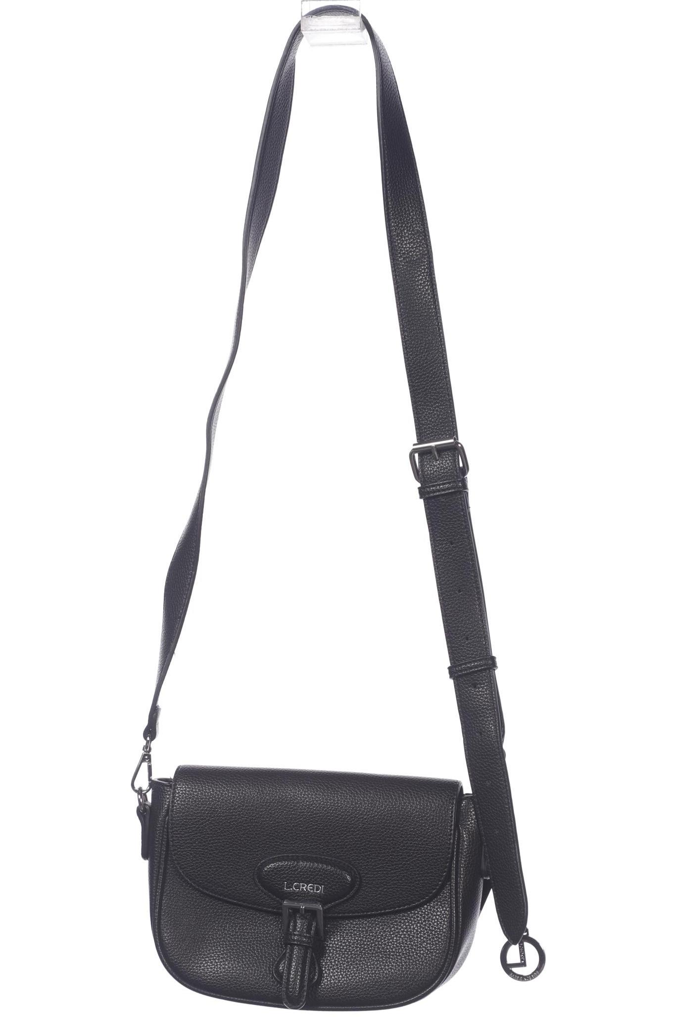 

L.credi Damen Handtasche, schwarz, Gr.