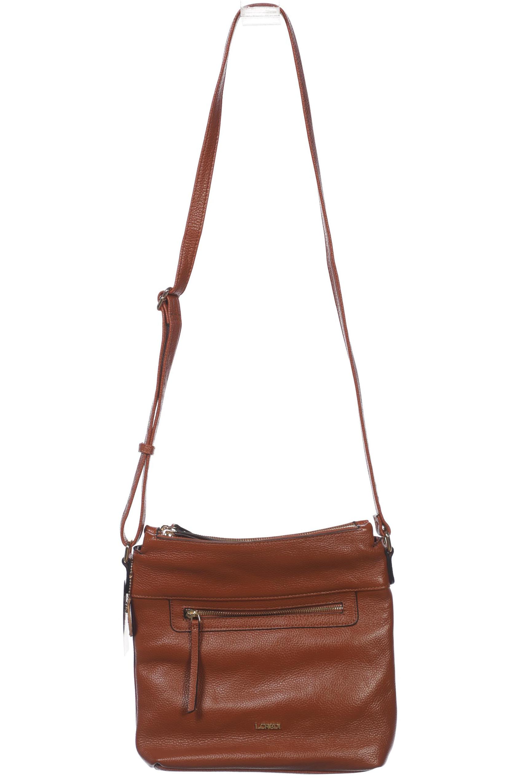 

L.CREDI Damen Handtasche, braun