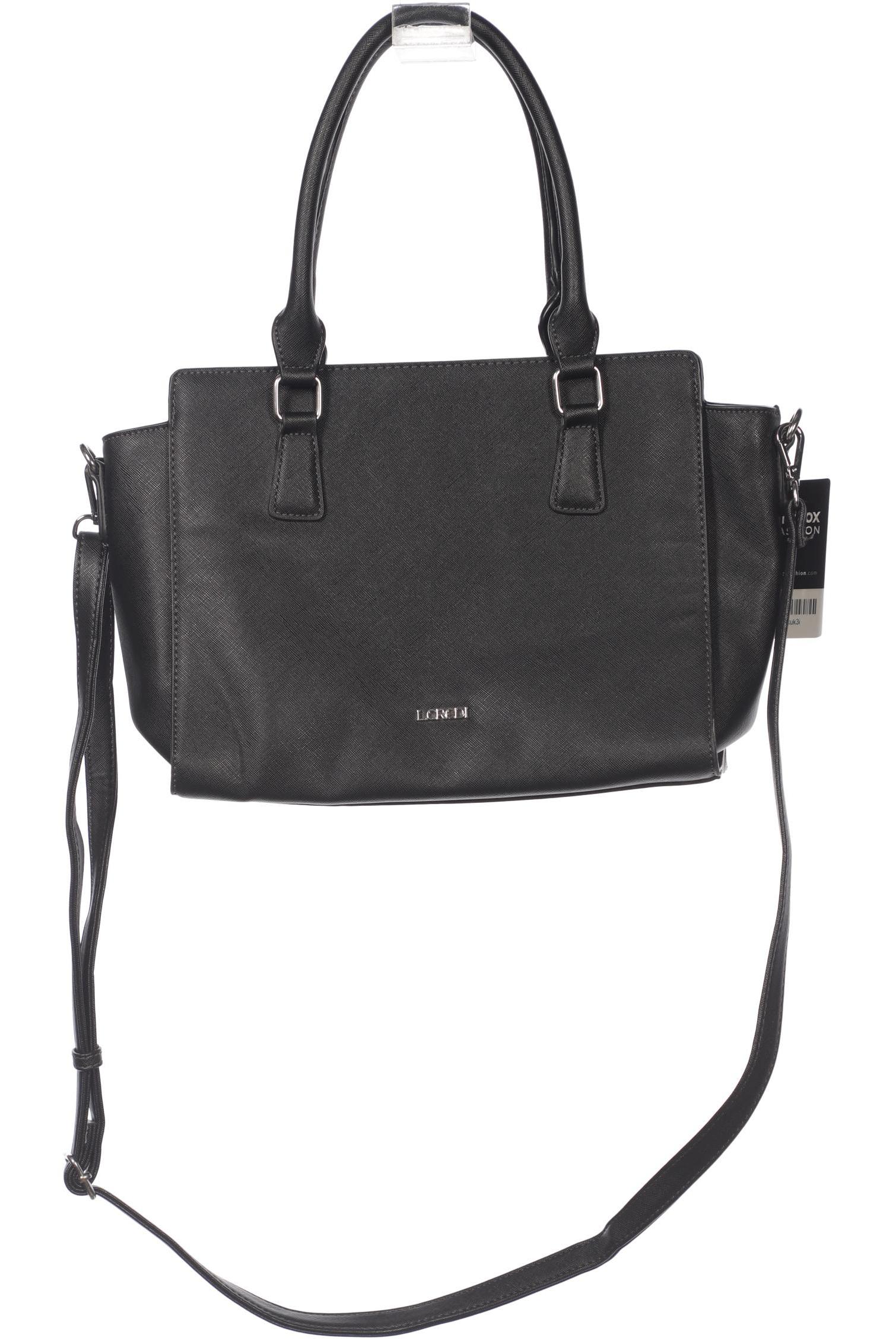 

L.CREDI Damen Handtasche, schwarz