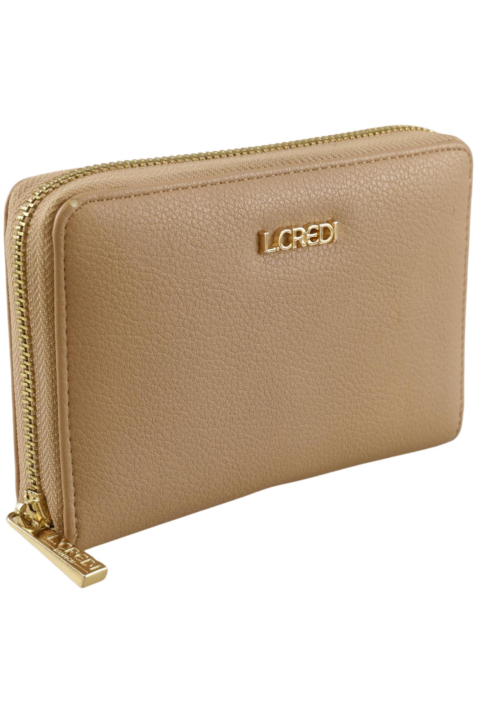 

L.credi Damen Portemonnaie, beige, Gr.