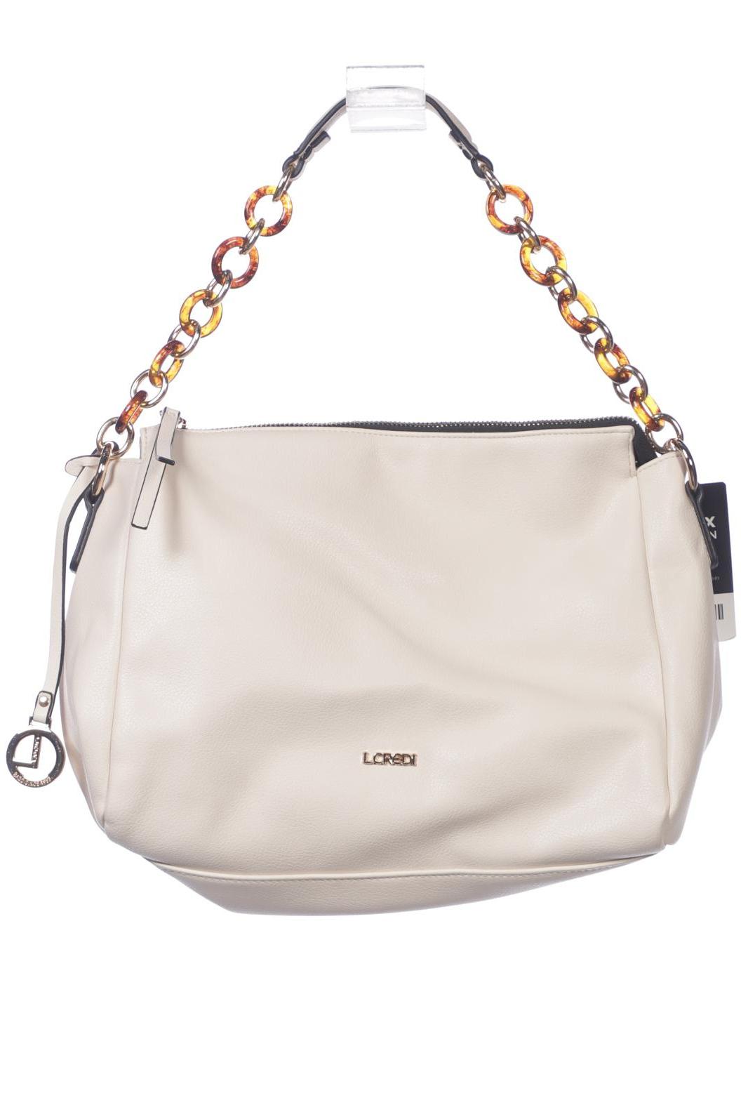 

L.credi Damen Handtasche, cremeweiß, Gr.