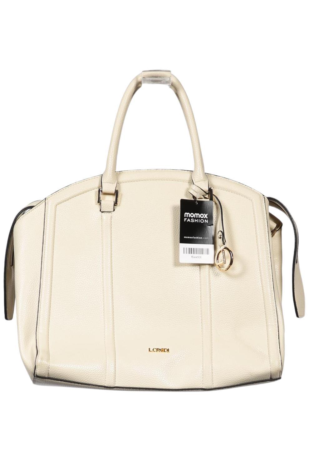 

L.credi Damen Handtasche, cremeweiß, Gr.
