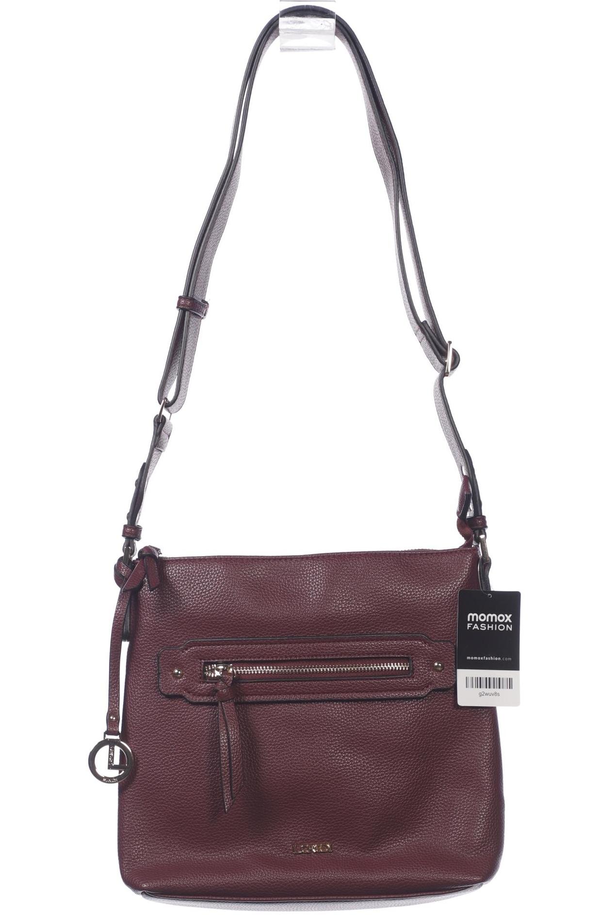 

L.credi Damen Handtasche, bordeaux, Gr.