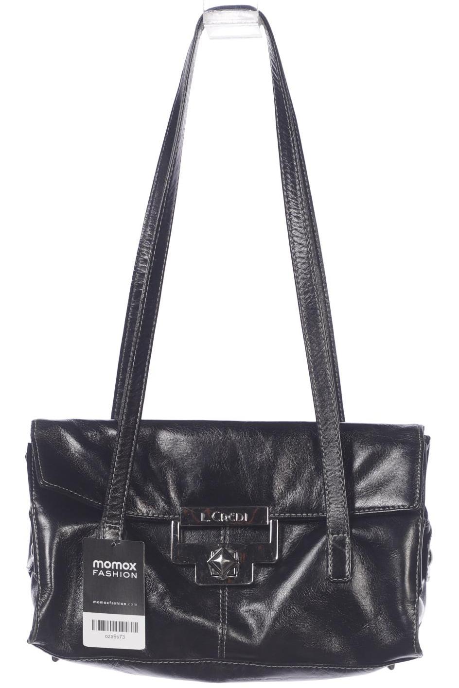 

L.credi Damen Handtasche, schwarz, Gr.