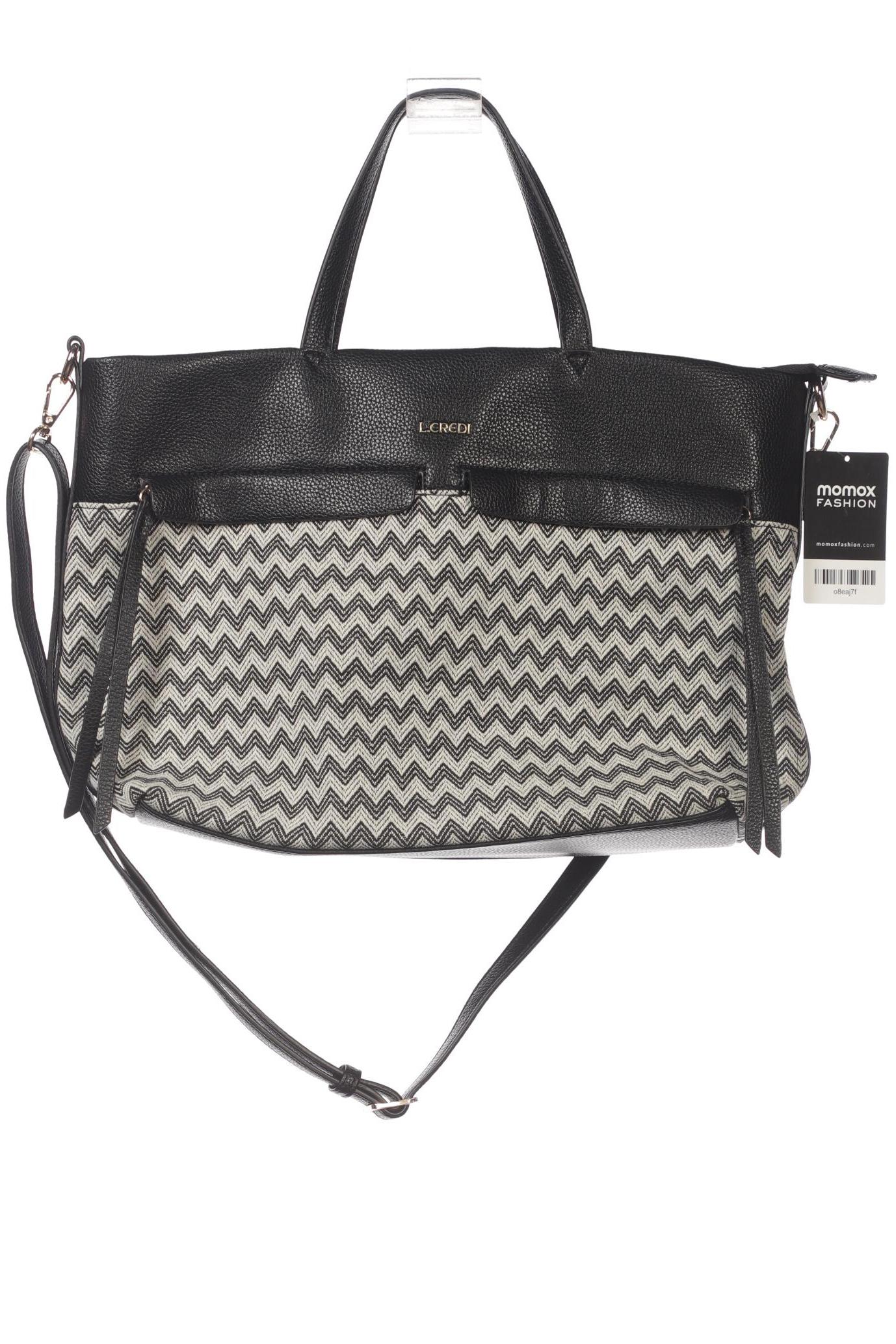 

L.CREDI Damen Handtasche, schwarz