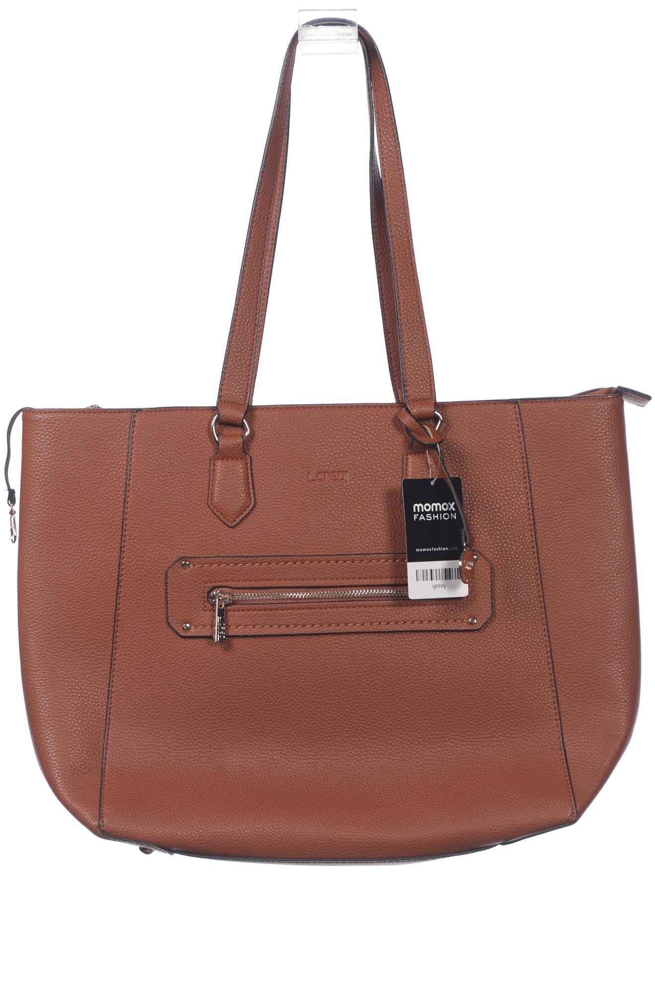 

L.CREDI Damen Handtasche, braun