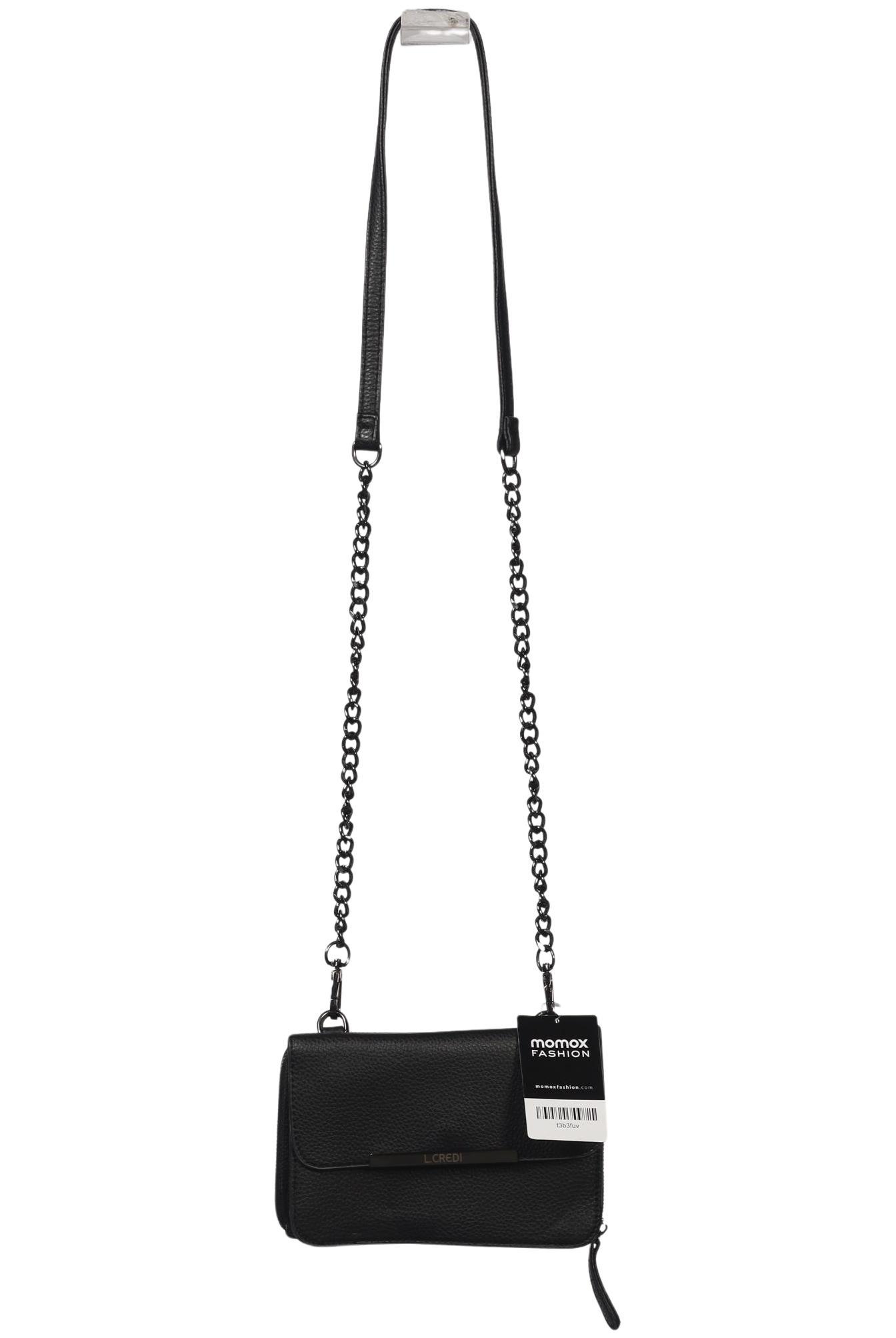 

L.credi Damen Handtasche, schwarz, Gr.