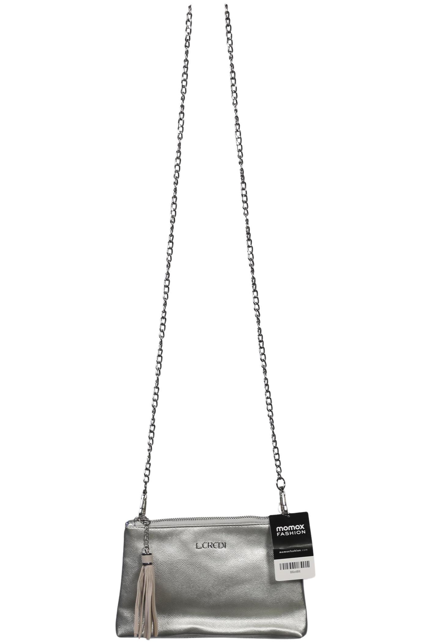 

L.credi Damen Handtasche, silber, Gr.