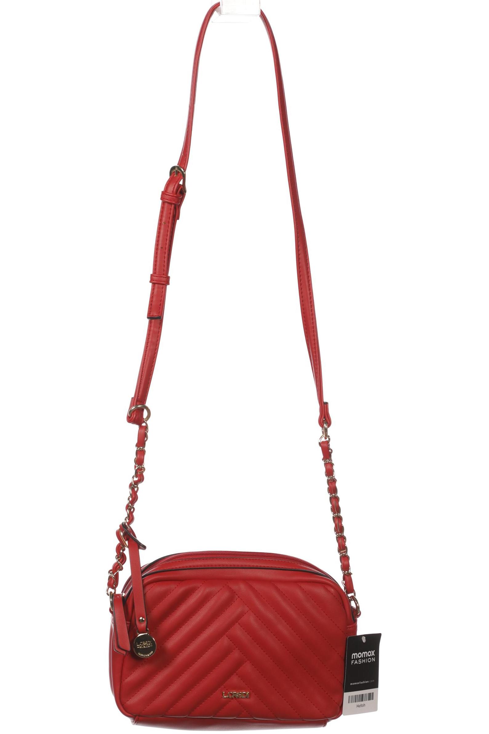 

L.credi Damen Handtasche, rot, Gr.
