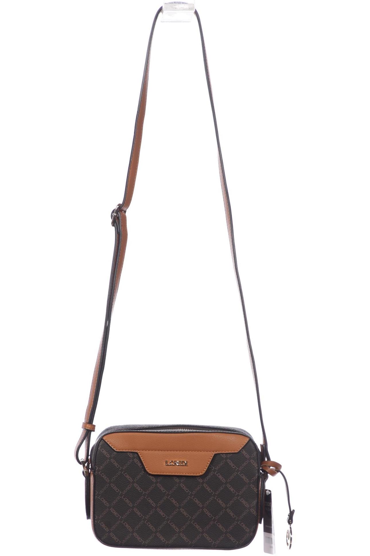 

L.credi Damen Handtasche, braun, Gr.