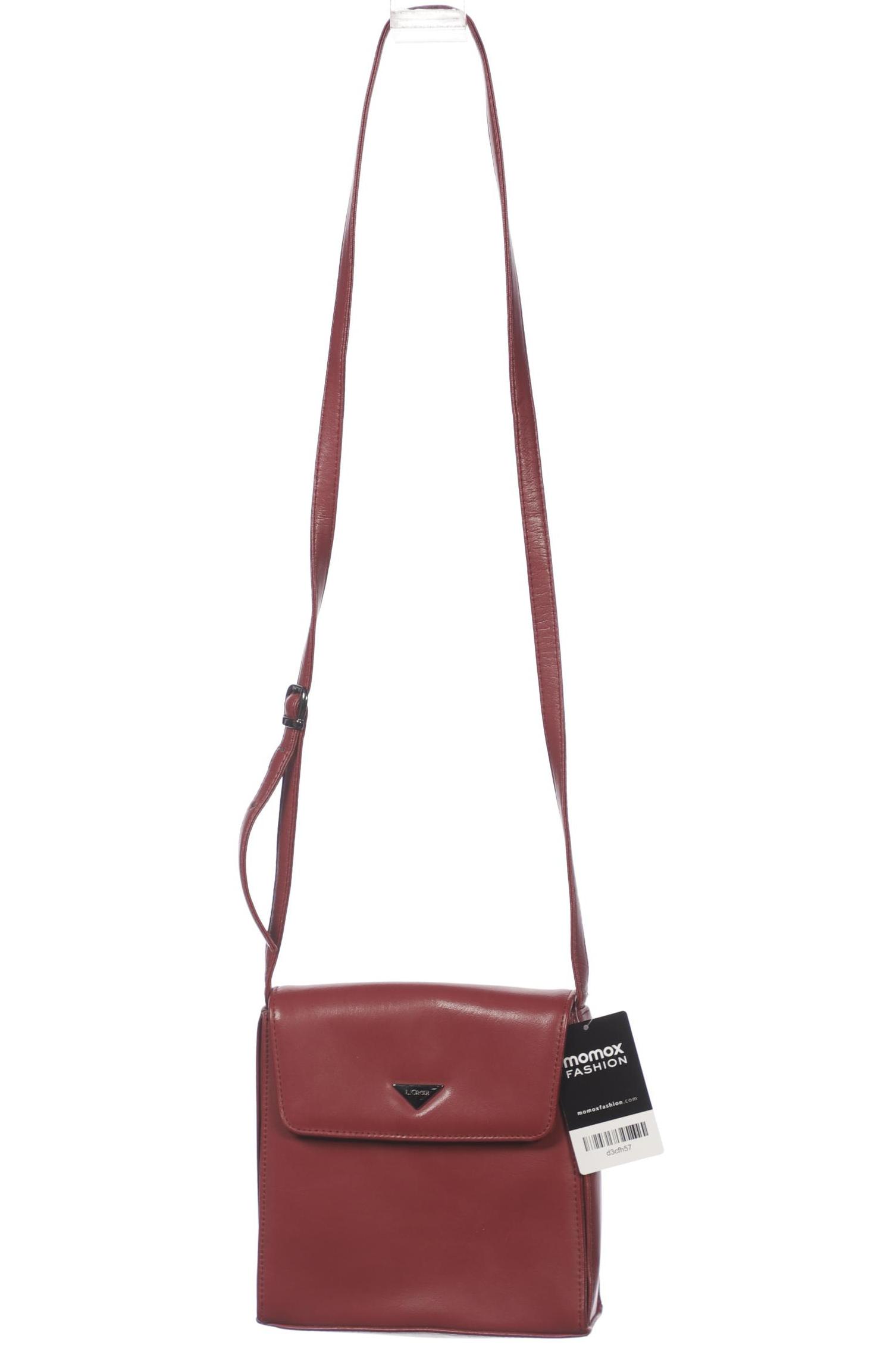 

L.CREDI Damen Handtasche, bordeaux