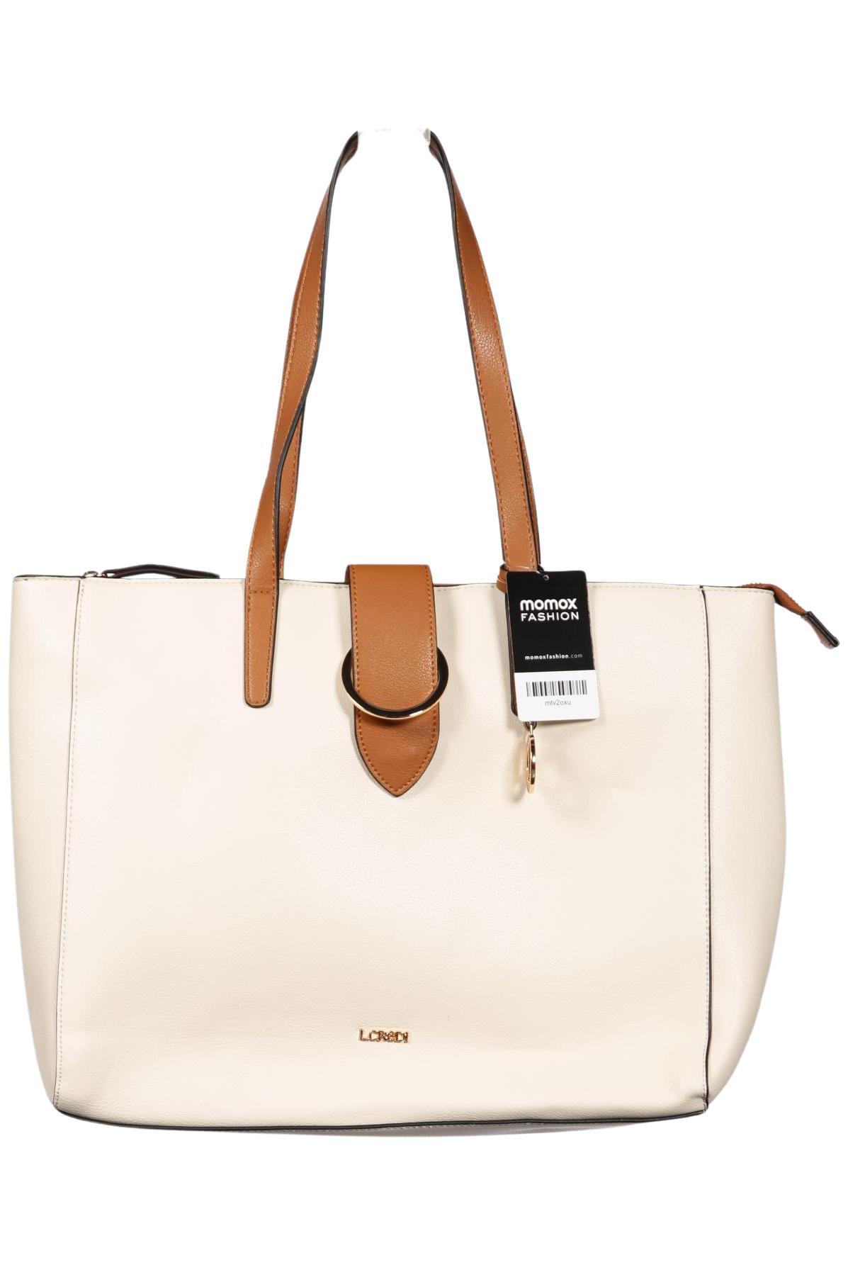 

L.credi Damen Handtasche, cremeweiß, Gr.