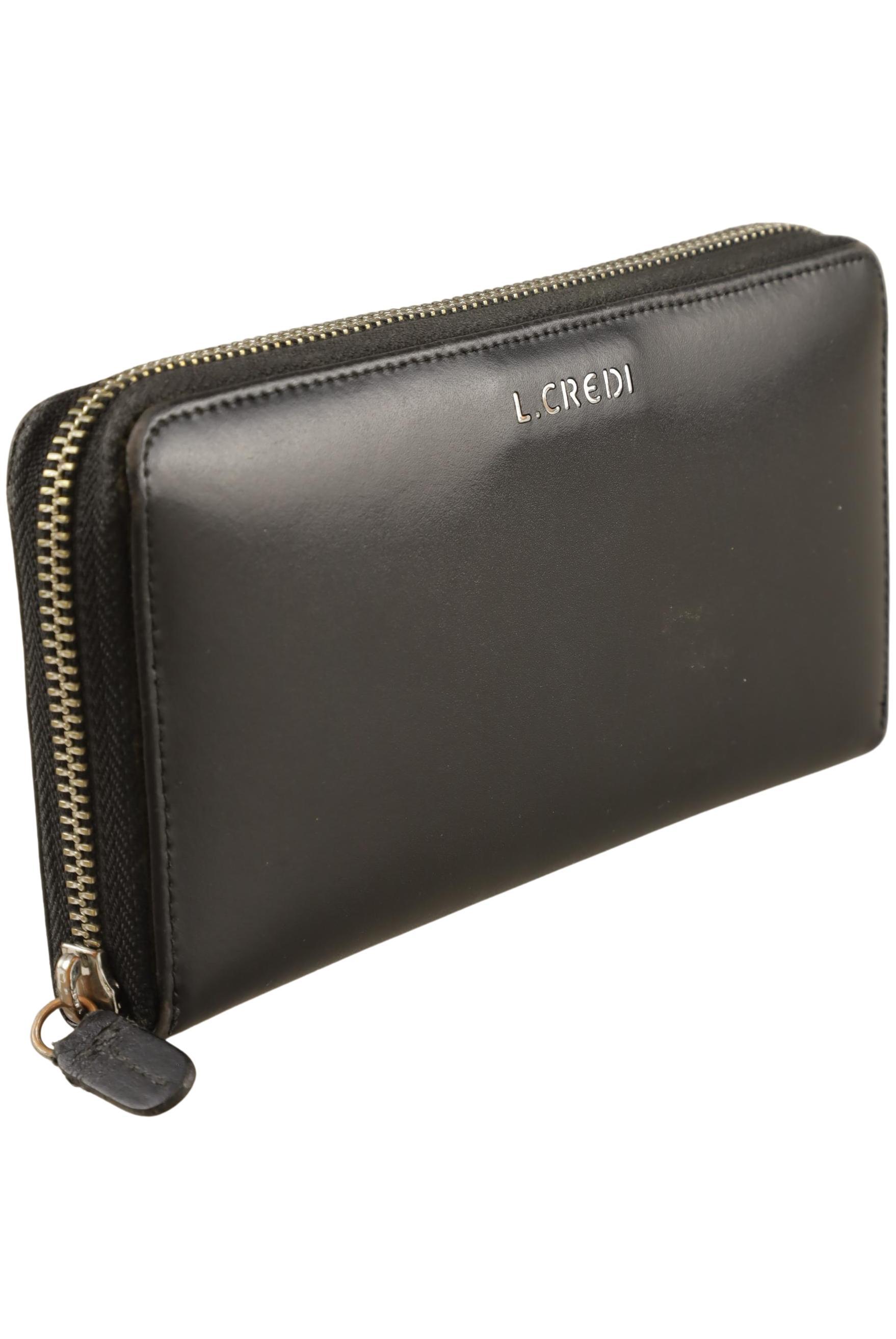 

L.credi Damen Portemonnaie, schwarz, Gr.