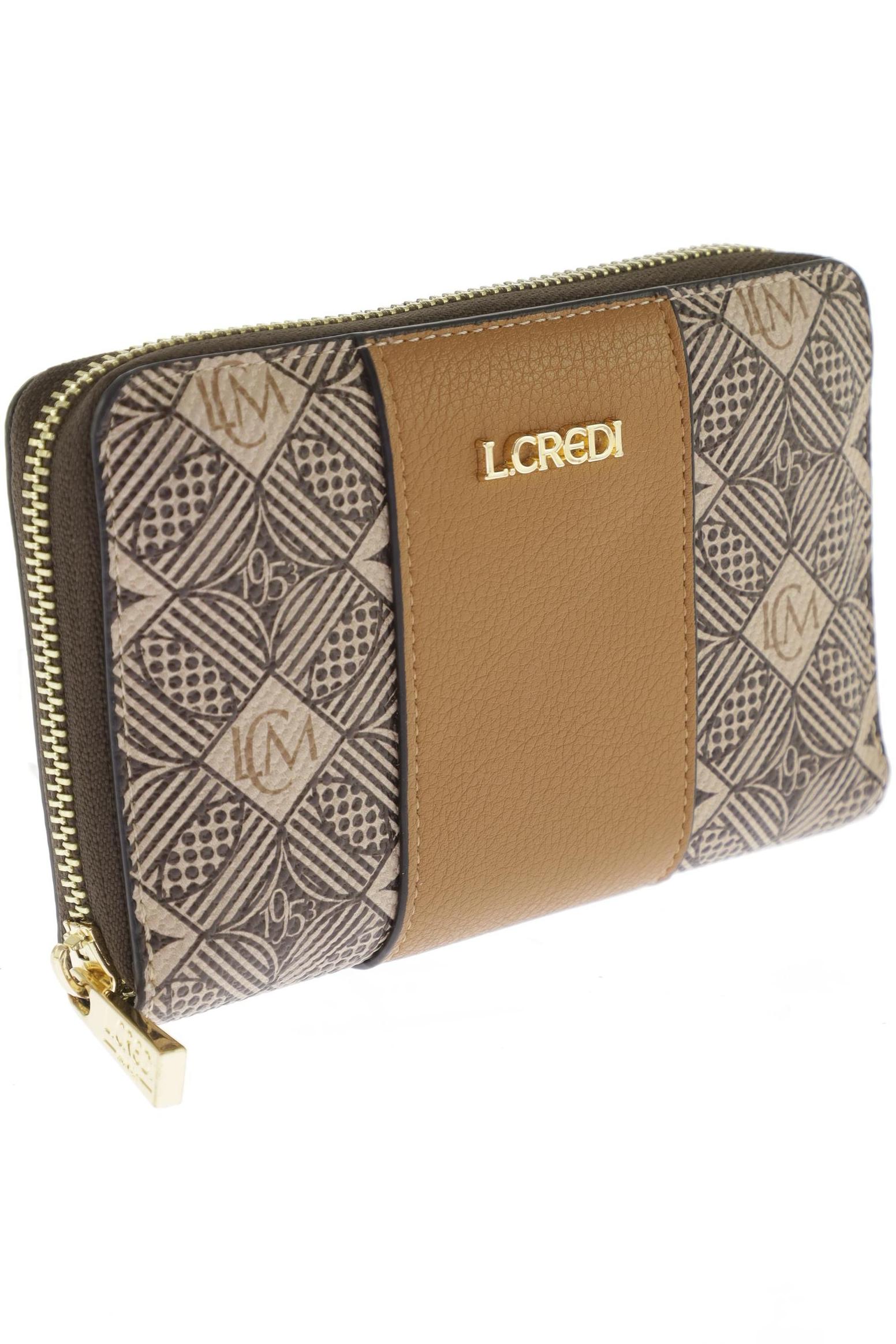 

L.credi Damen Portemonnaie, braun, Gr.