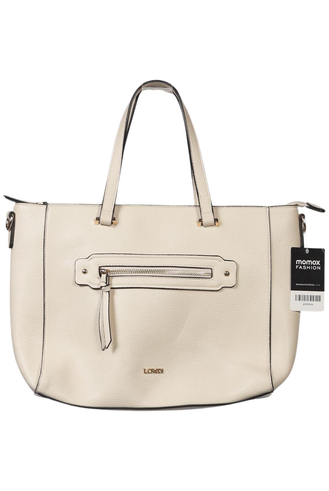 

L.credi Damen Handtasche, cremeweiß, Gr.