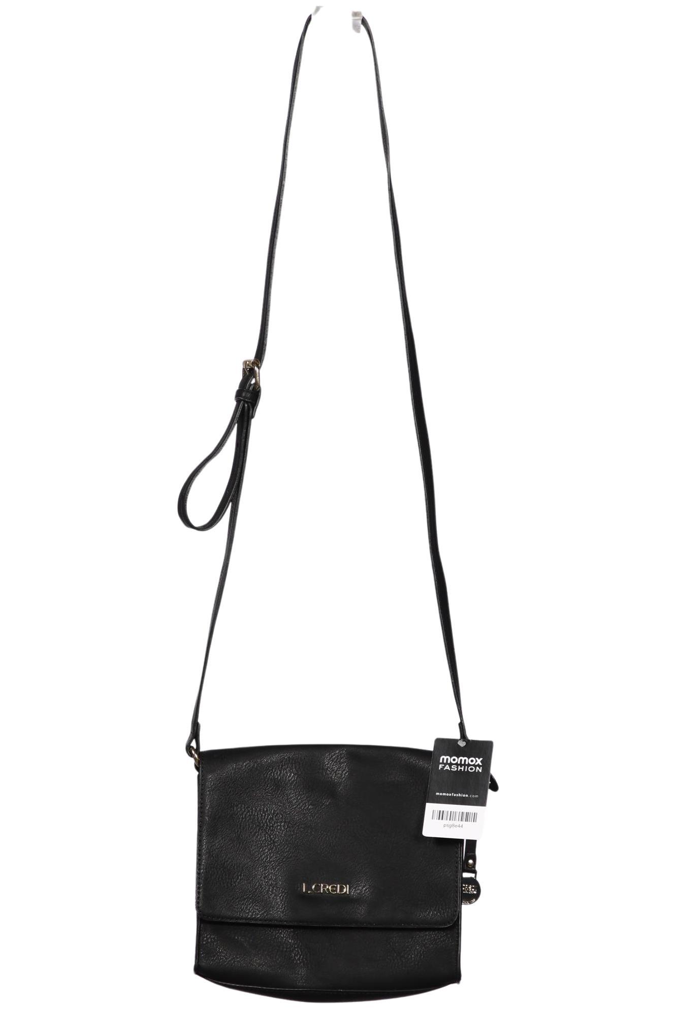 

L.credi Damen Handtasche, schwarz, Gr.