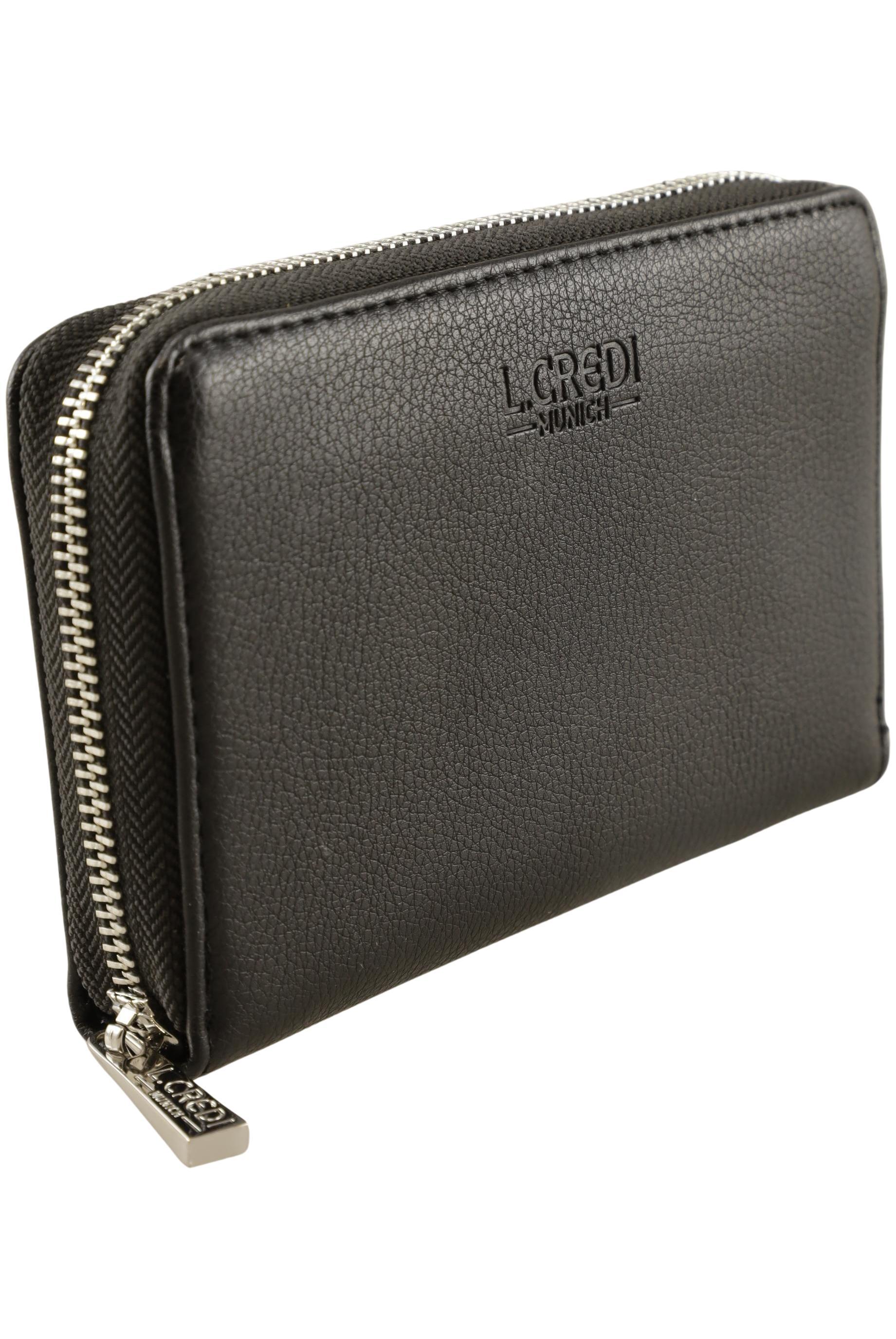 

L.credi Damen Portemonnaie, schwarz, Gr.