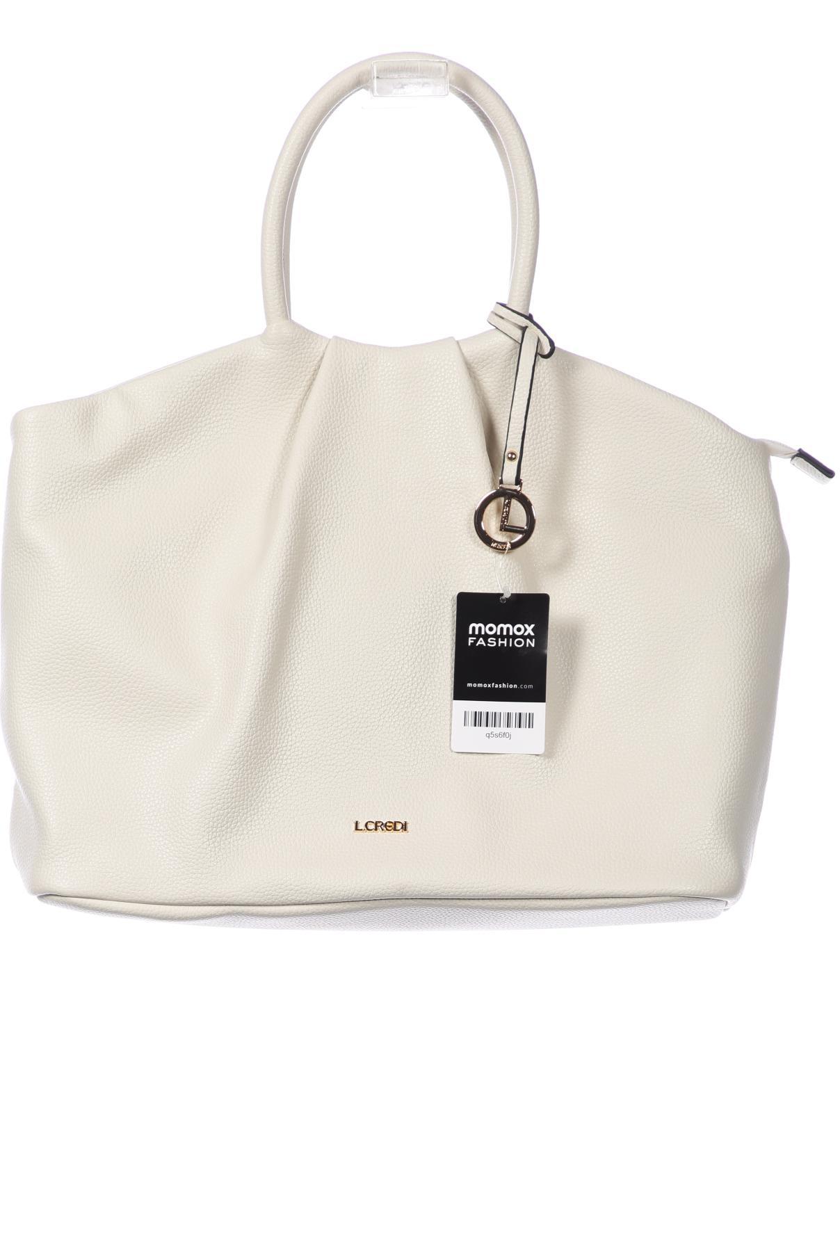 

L.credi Damen Handtasche, cremeweiß, Gr.