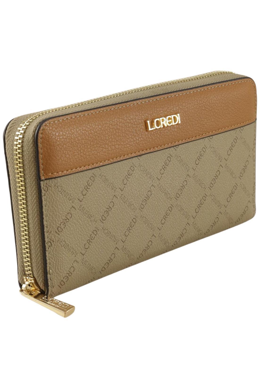 

L.credi Damen Portemonnaie, beige, Gr.